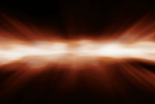 Abstract video loop of a fiery horizontal light streak against a dark background, evoking a sense of warmth and energy.