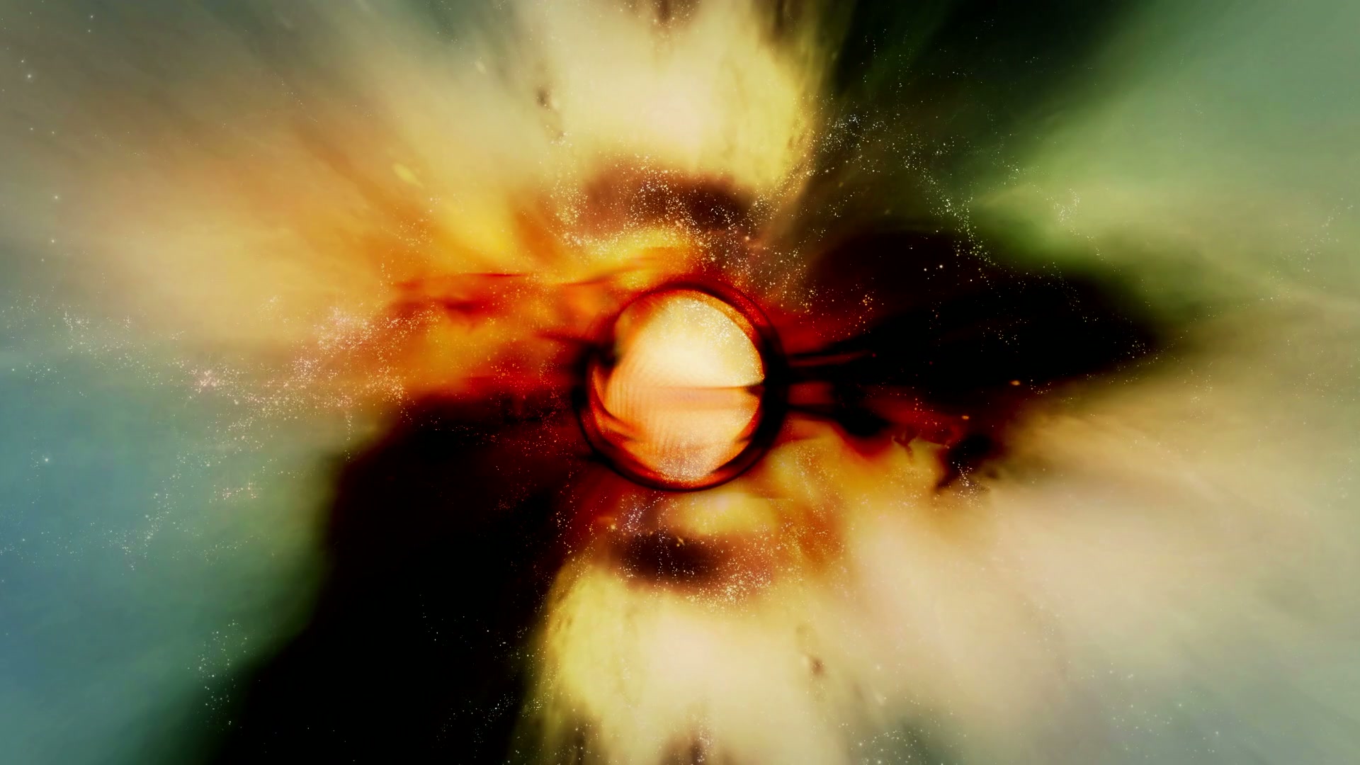 Explosive Cosmic Vortex Video Loop
