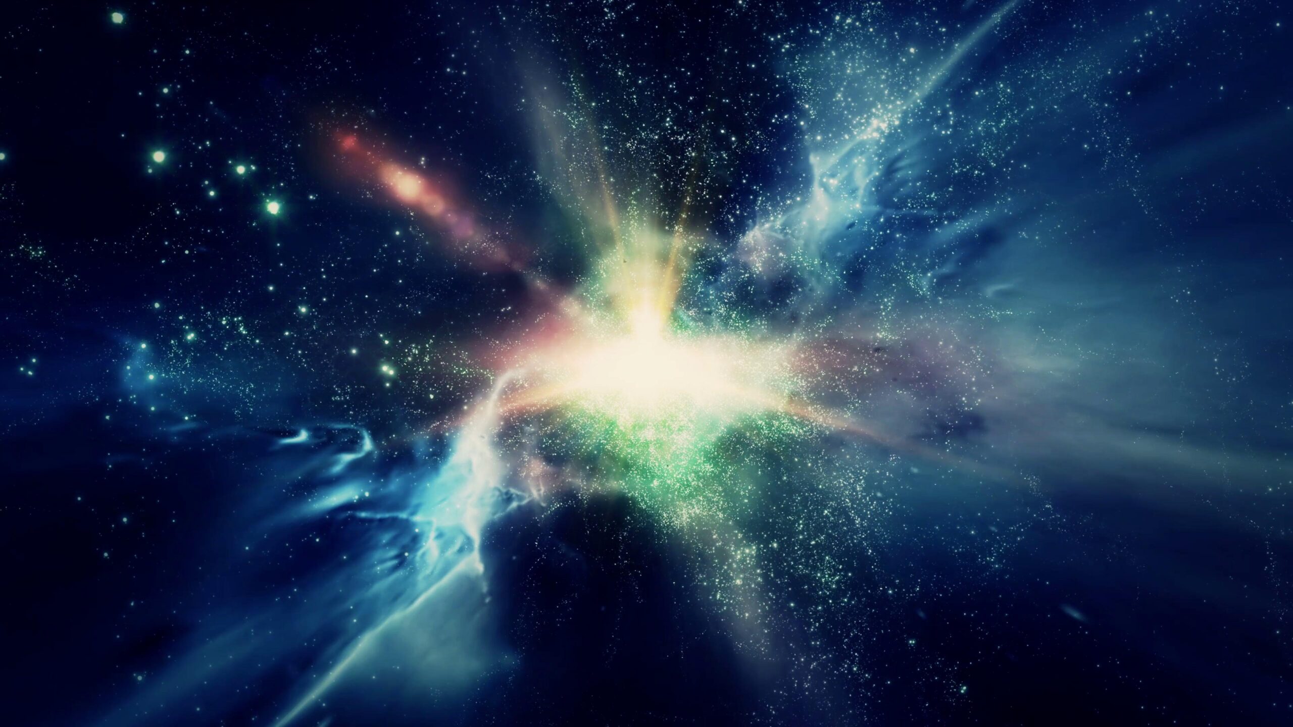 Cosmic Explosion of Colorful Nebula 4K Loop