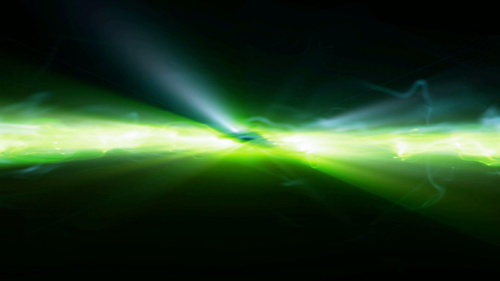 Radiant Green Light Burst HD Video Loop