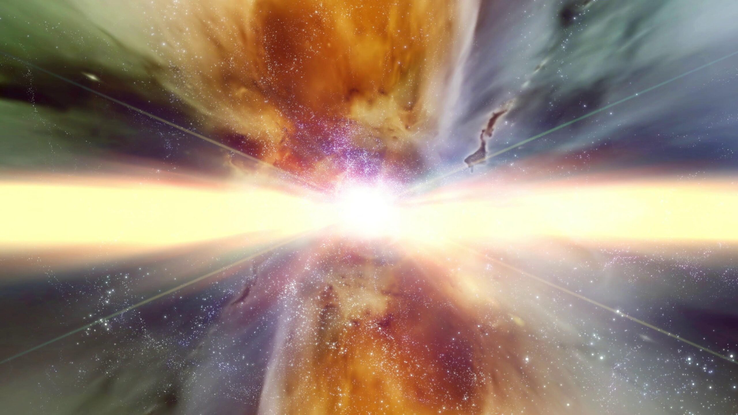 Cosmic Explosion of Light Burst 4K Loop