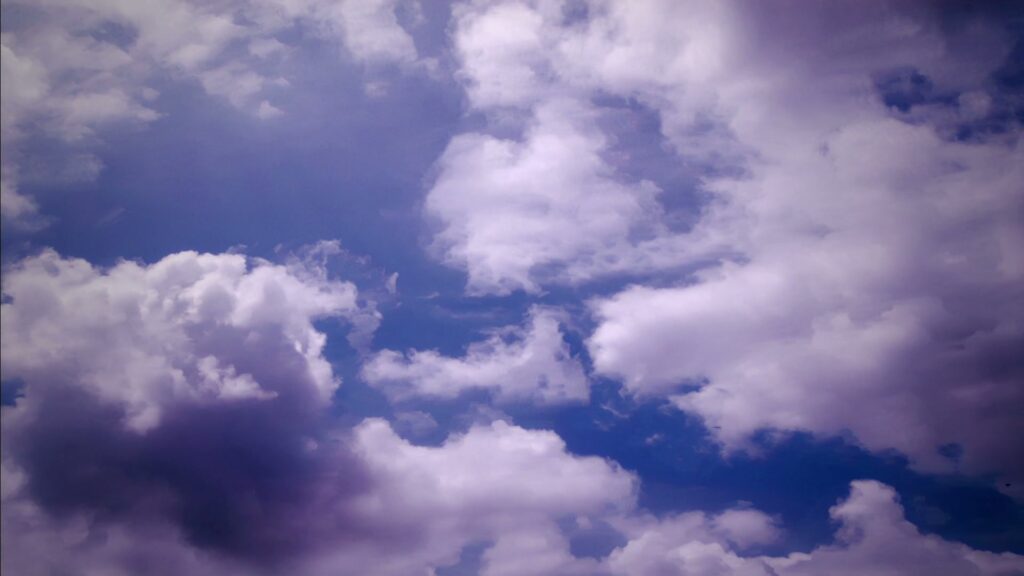 Dramatic Time-Lapse Clouds in Blue Sky