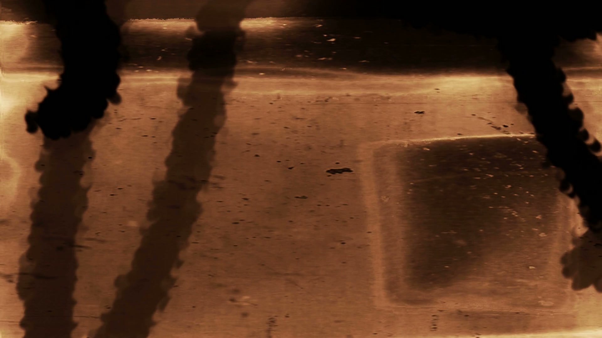 Flickering Sepia Film Leader Video Loop