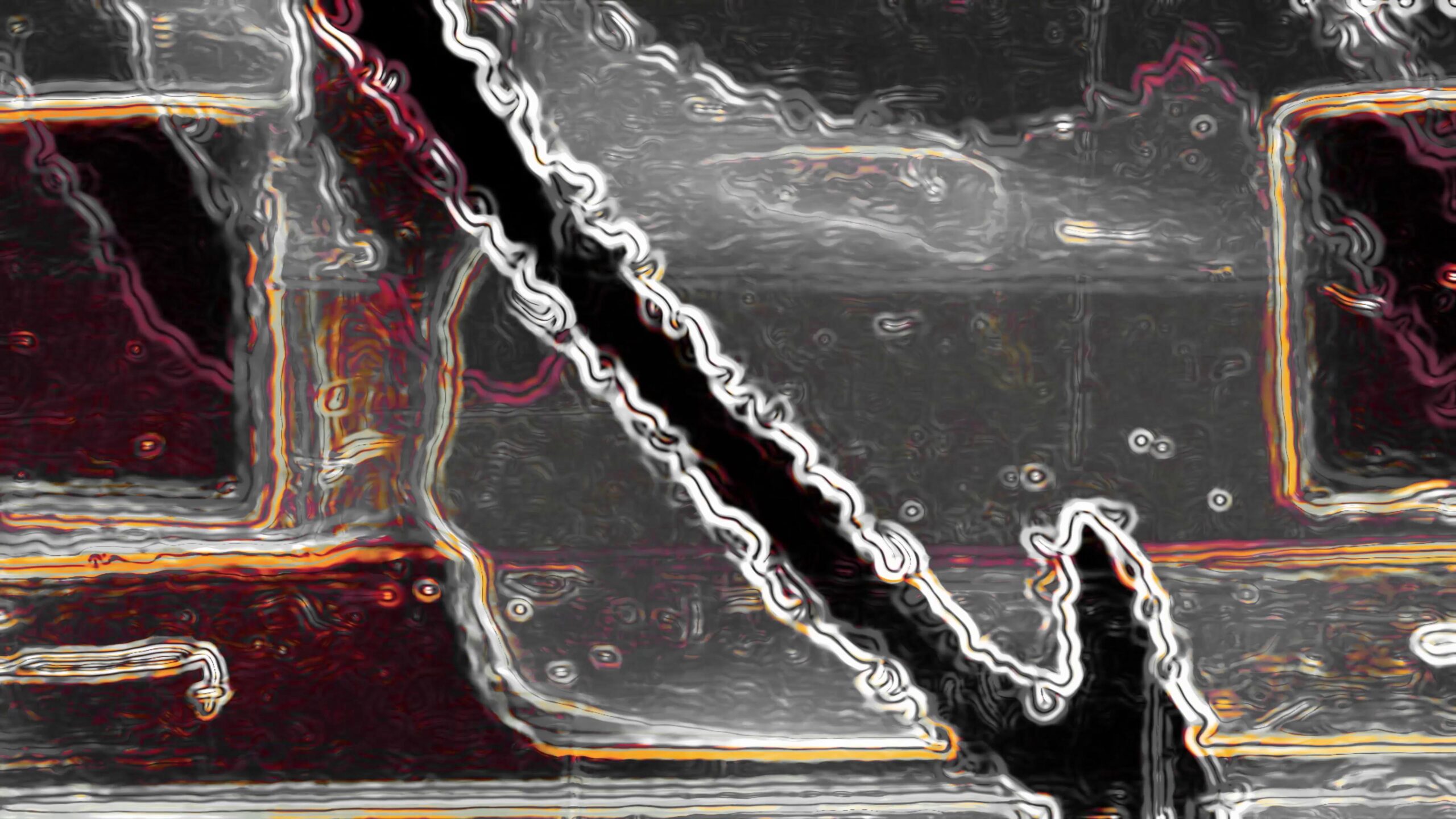 Abstract Digital Glitch Artistry 4K Loop