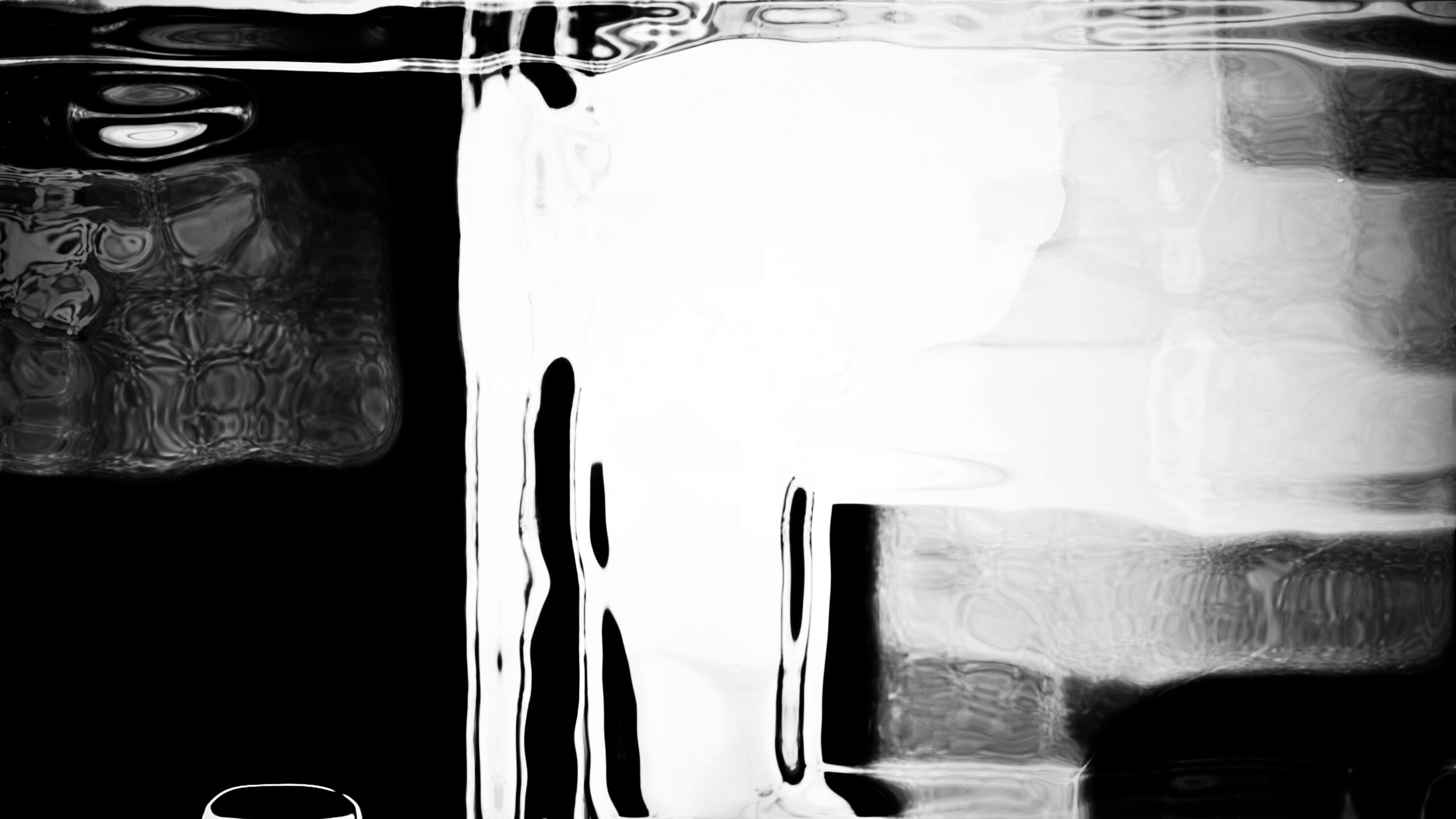 Liquid Reflections and Glitch Dreams 4K Loop