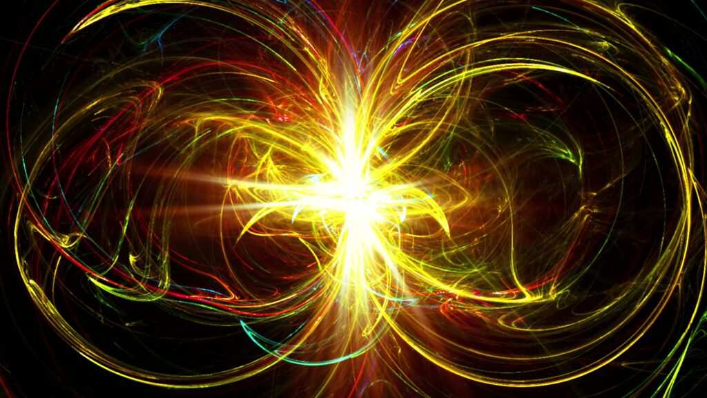 Radiant Swirls of Cosmic Energy Loop