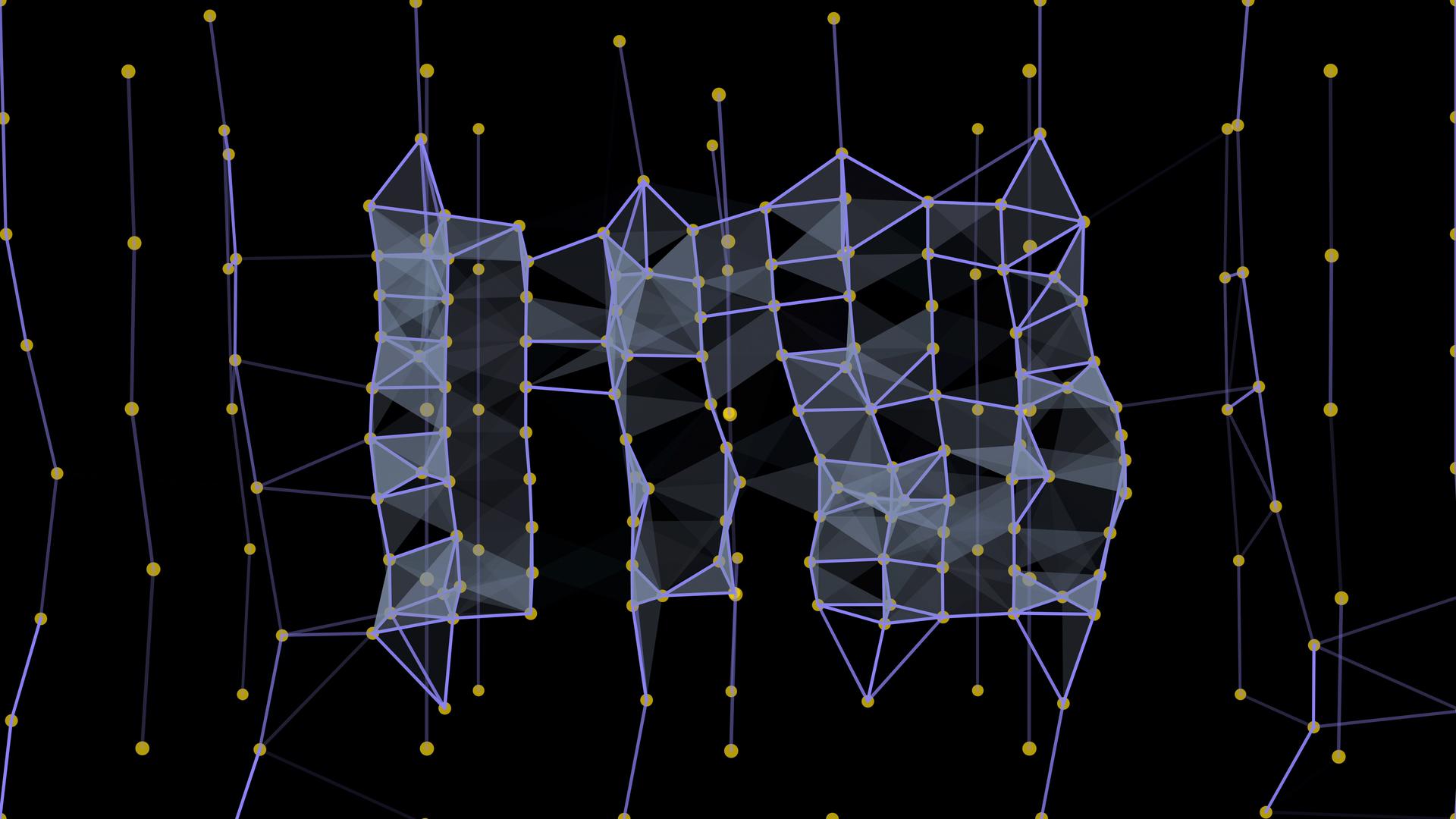 Abstract Geometric Network Design HD Video