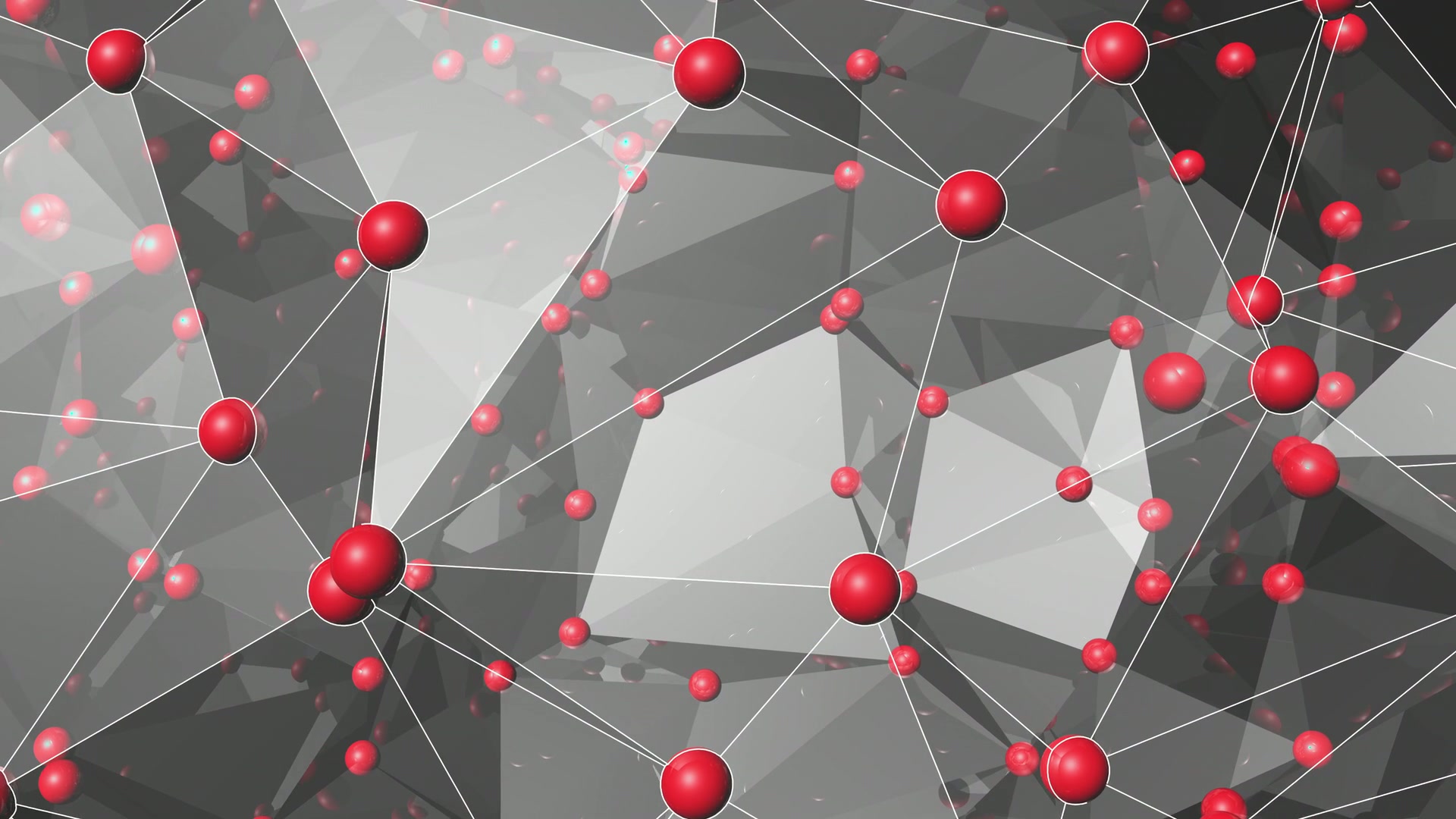 Abstract Digital Network Animation Loop