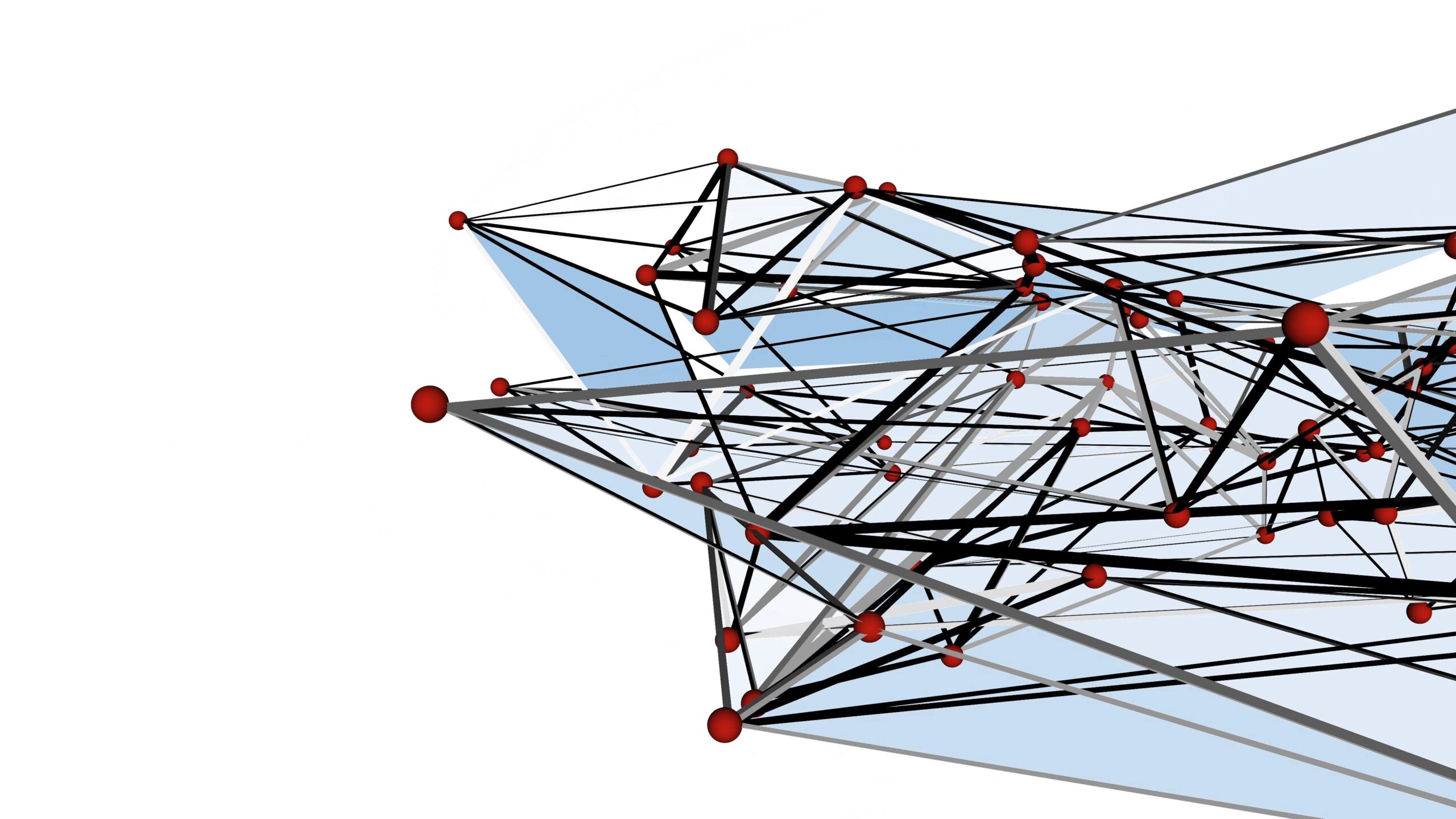 Complex Geometric Network Structure 4K Loop