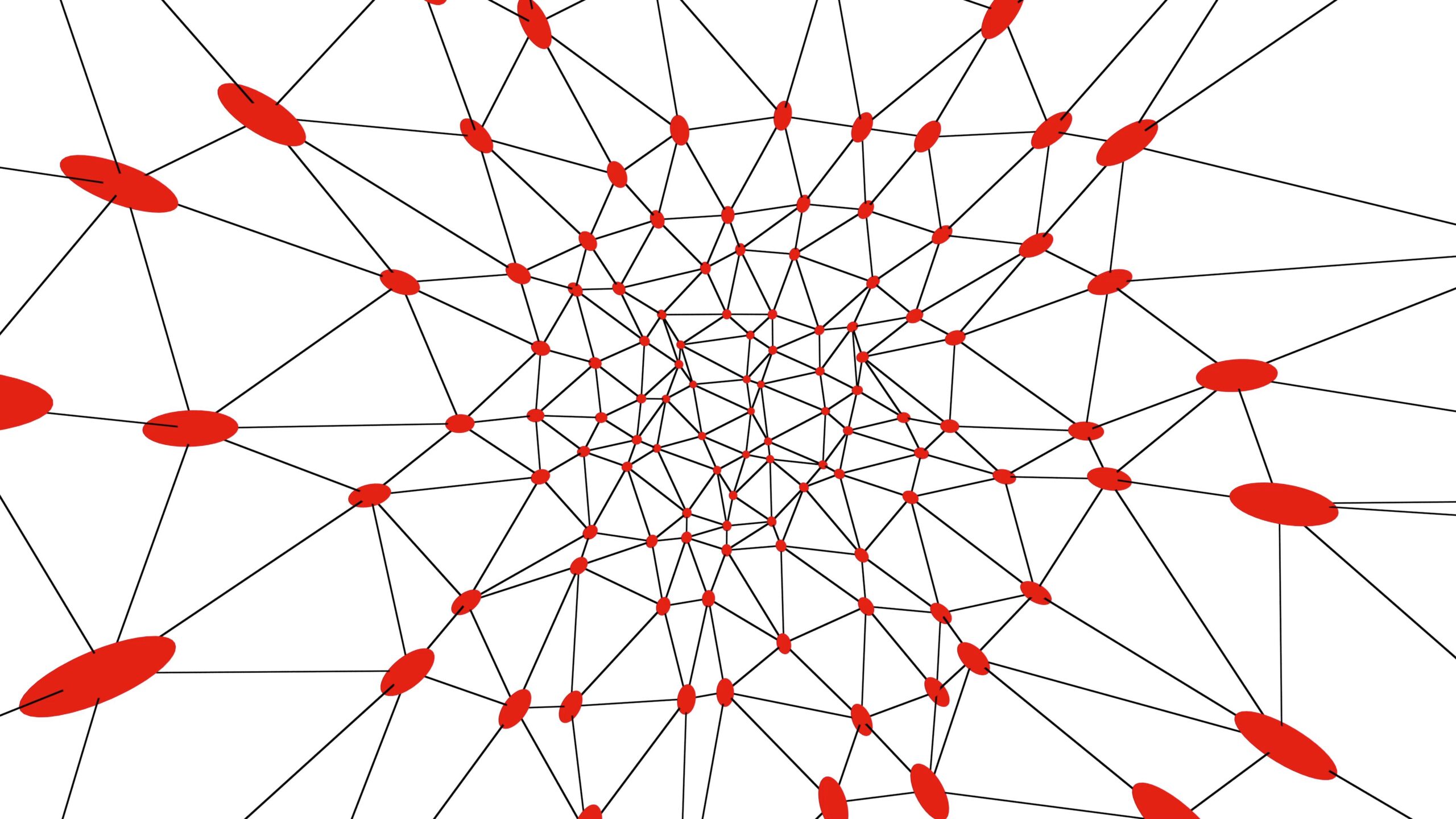 Complex Geometric Network Structure 4K Loop