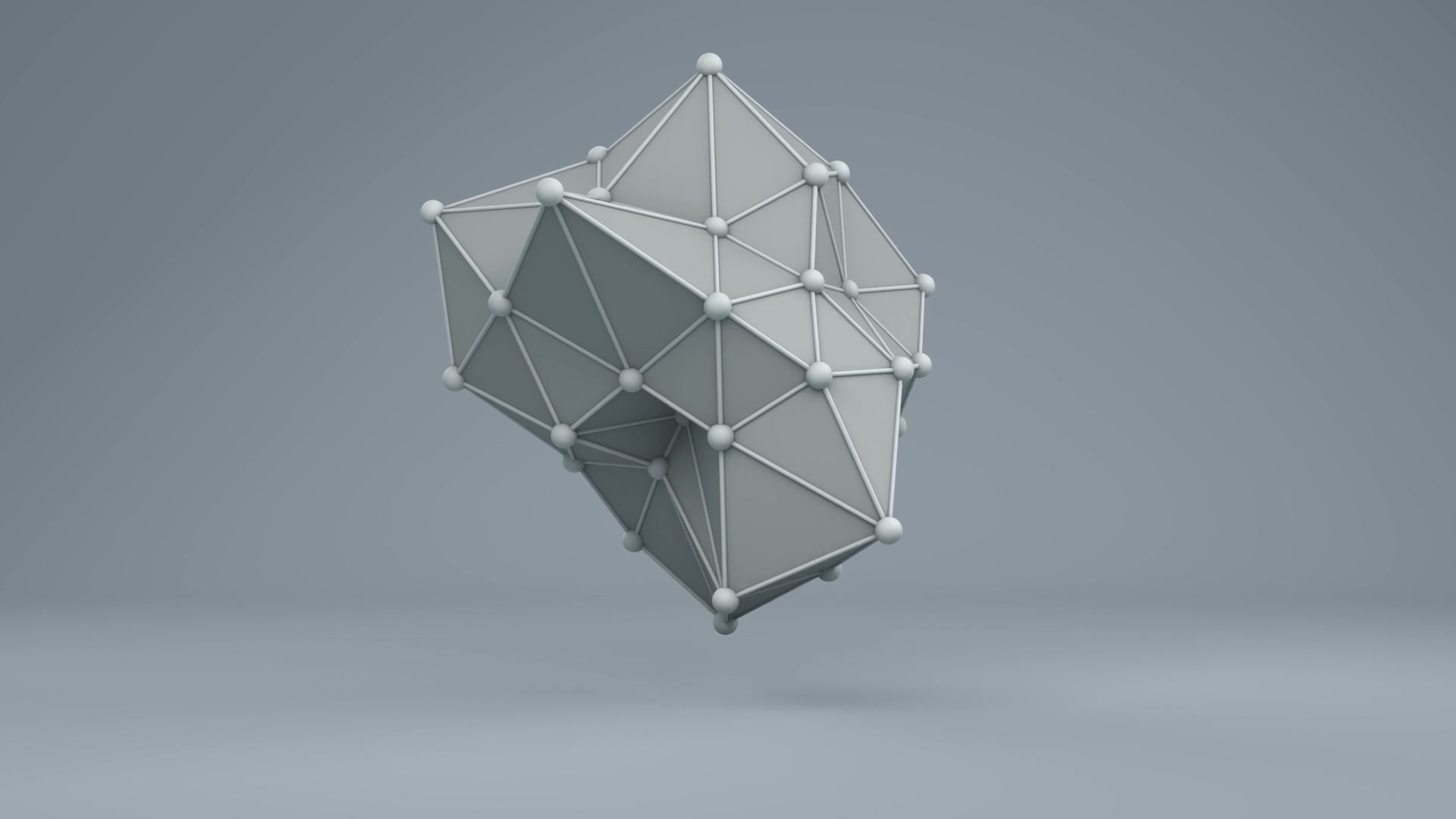 Floating Geometric 3D Structure Loop