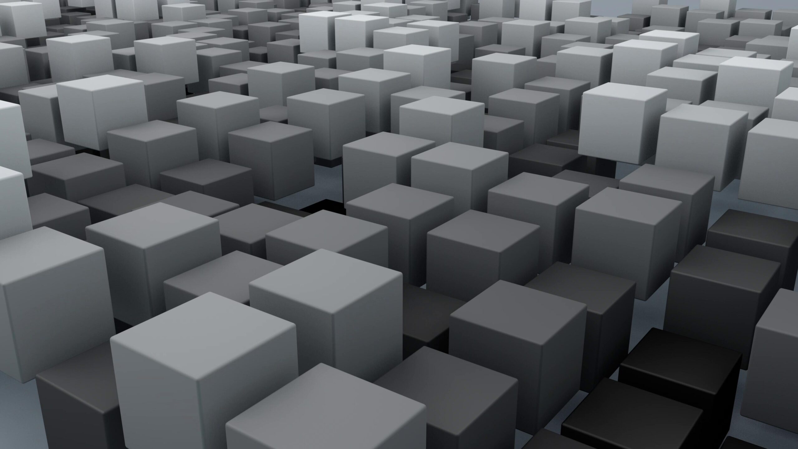 Abstract Cubes Terrain Shift 4K Loop