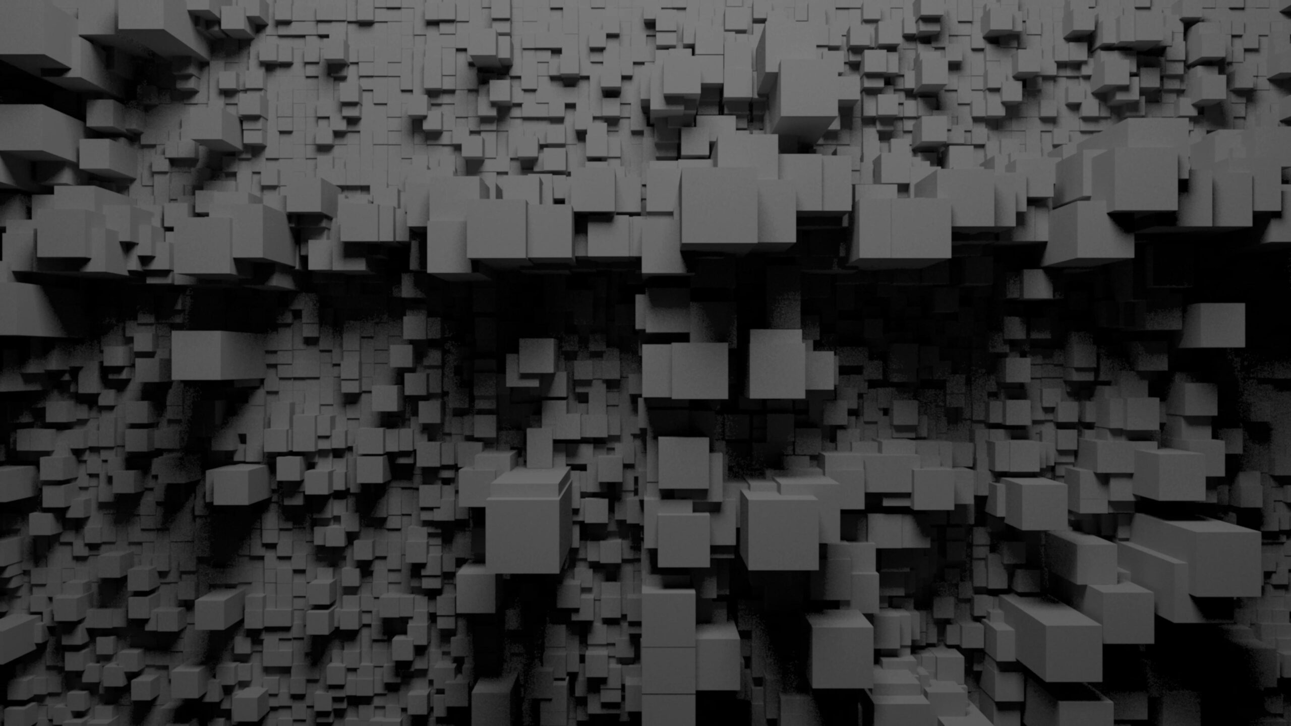 Gray Cubes in Motion 4K Video Loop