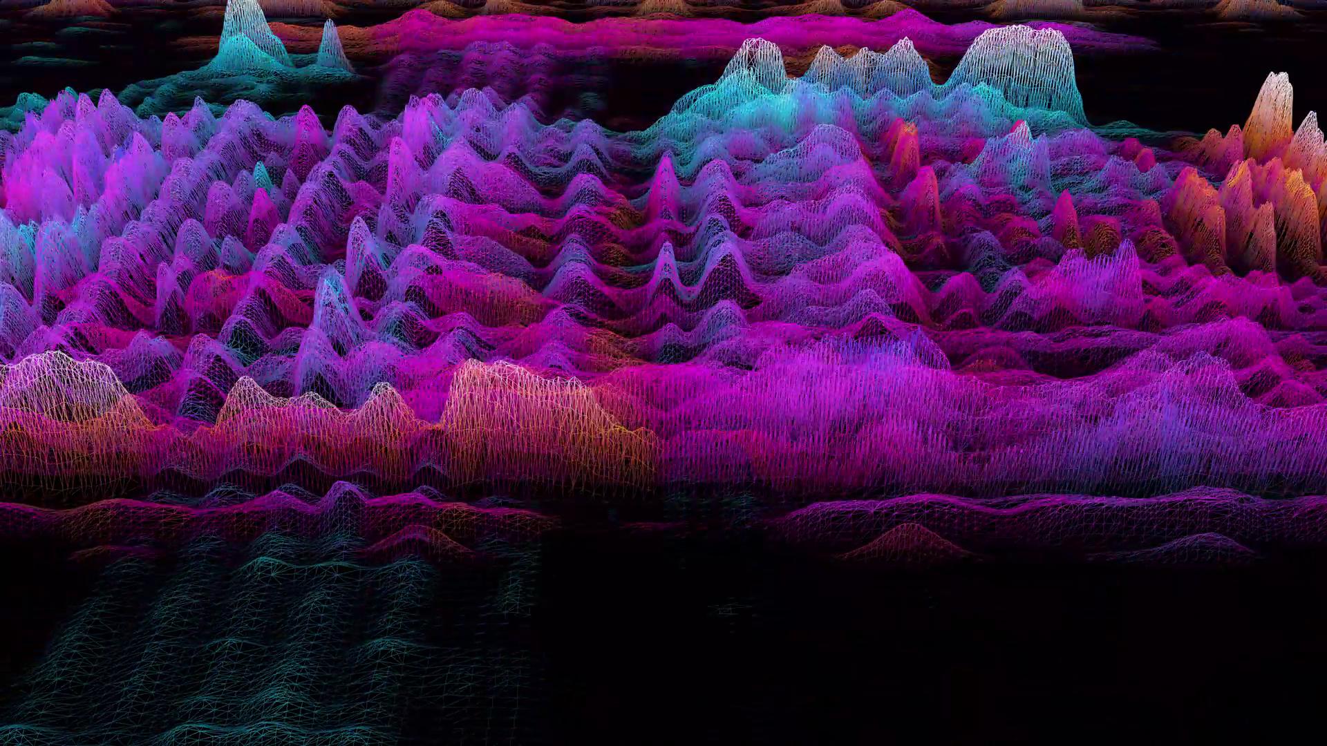 Abstract Wireframe HD Video Loop