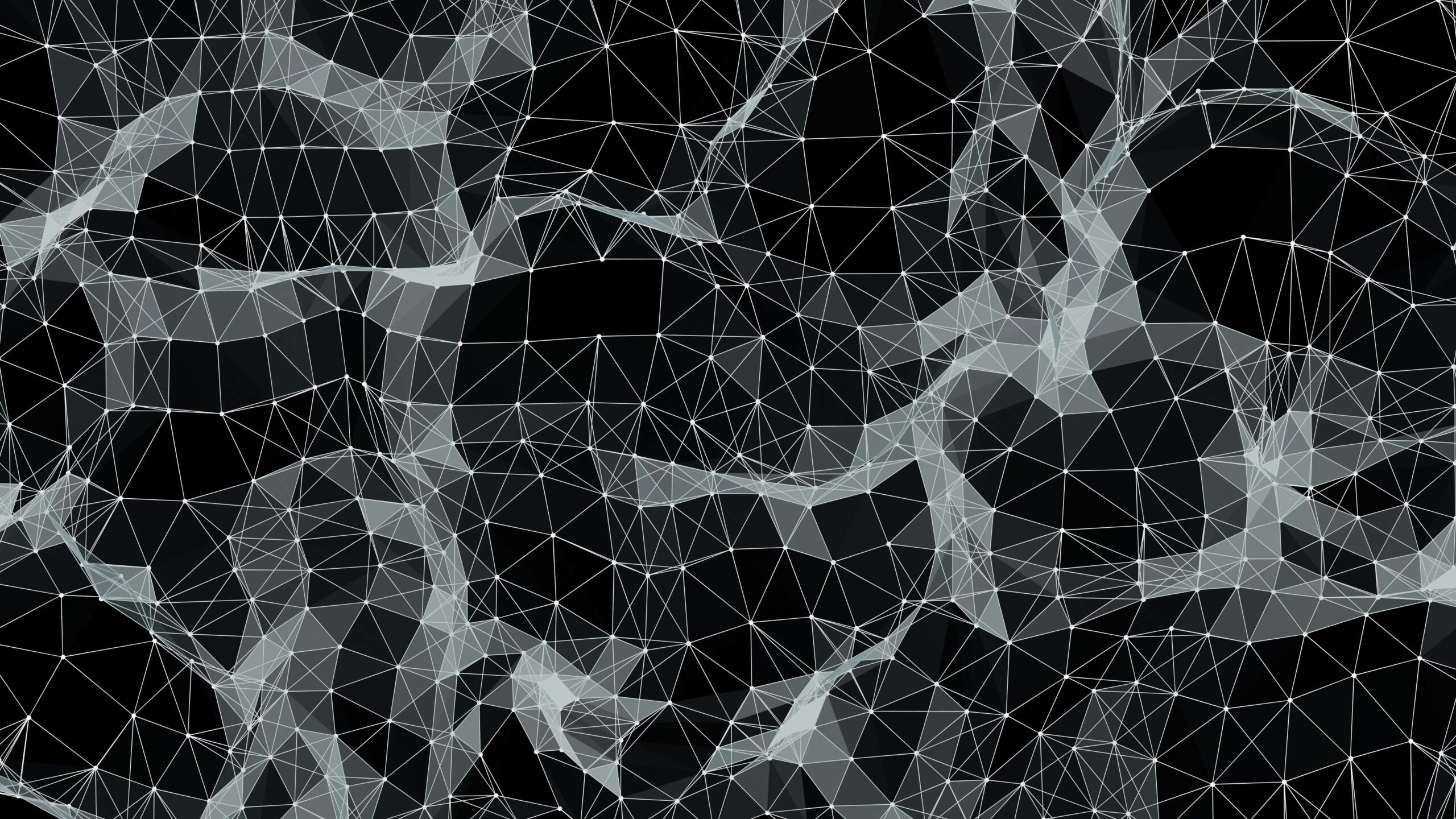 Complex Geometric Mesh Network 4K Loop