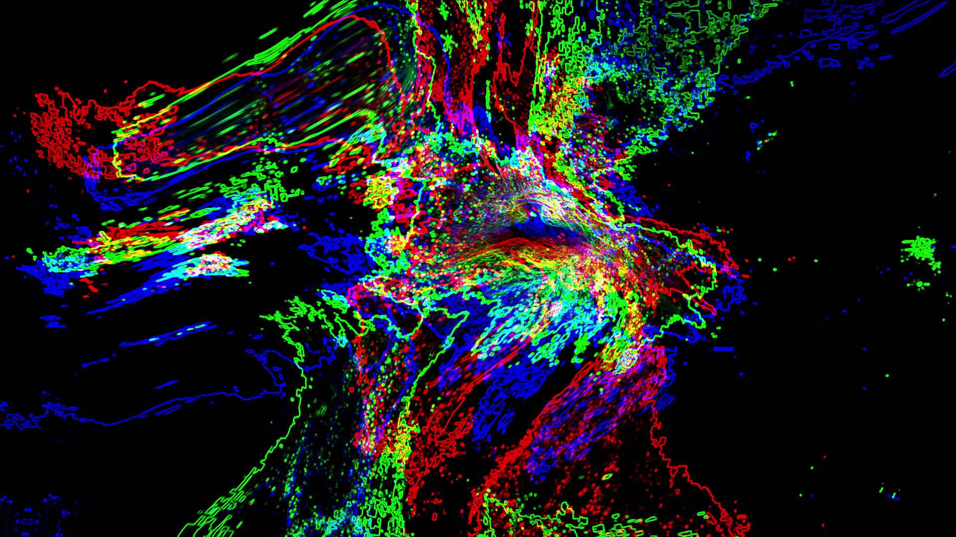 Psychedelic Digital Explosion HD Loop