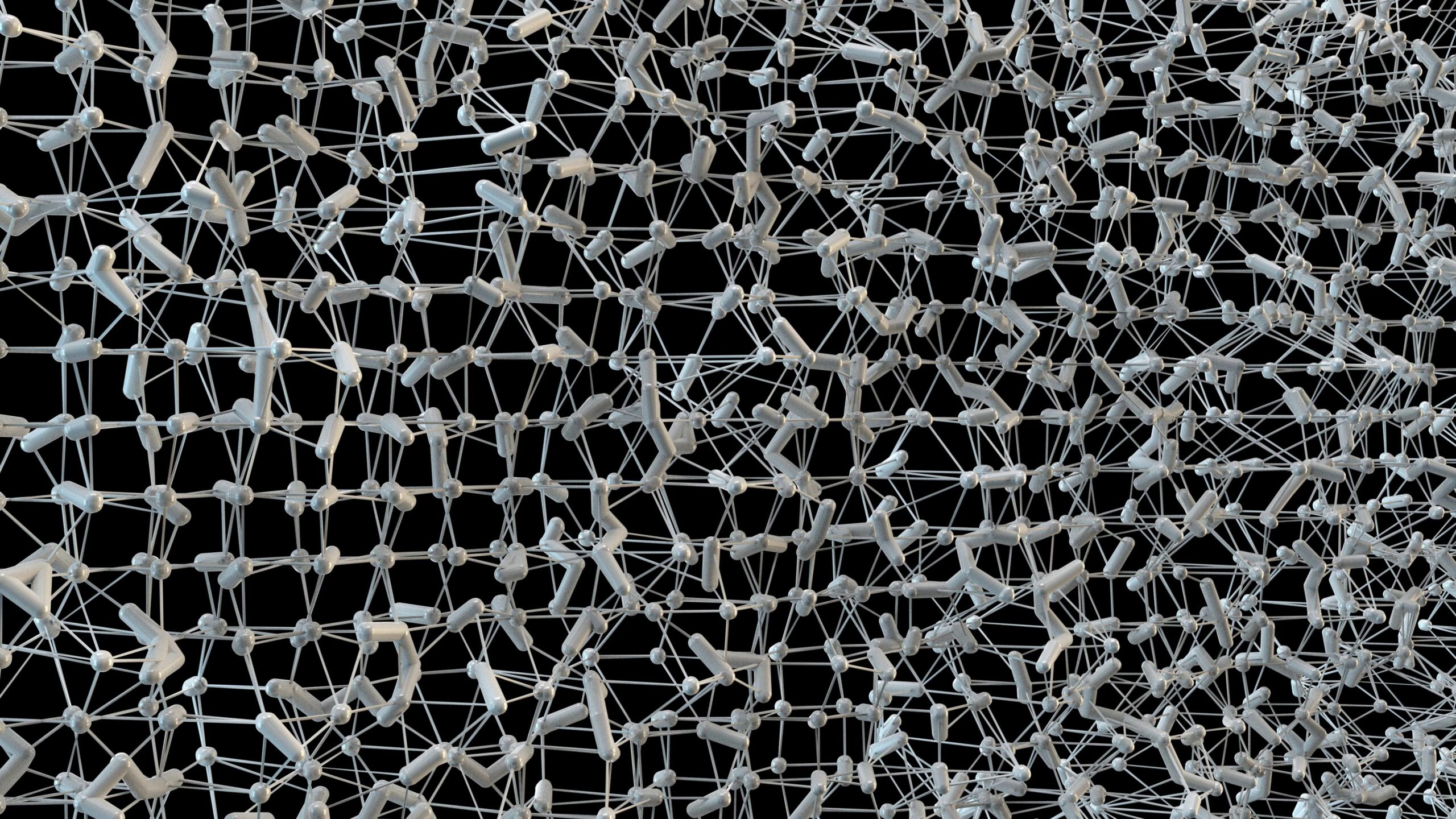 Intricate Web of Translucent Connections 4K Video