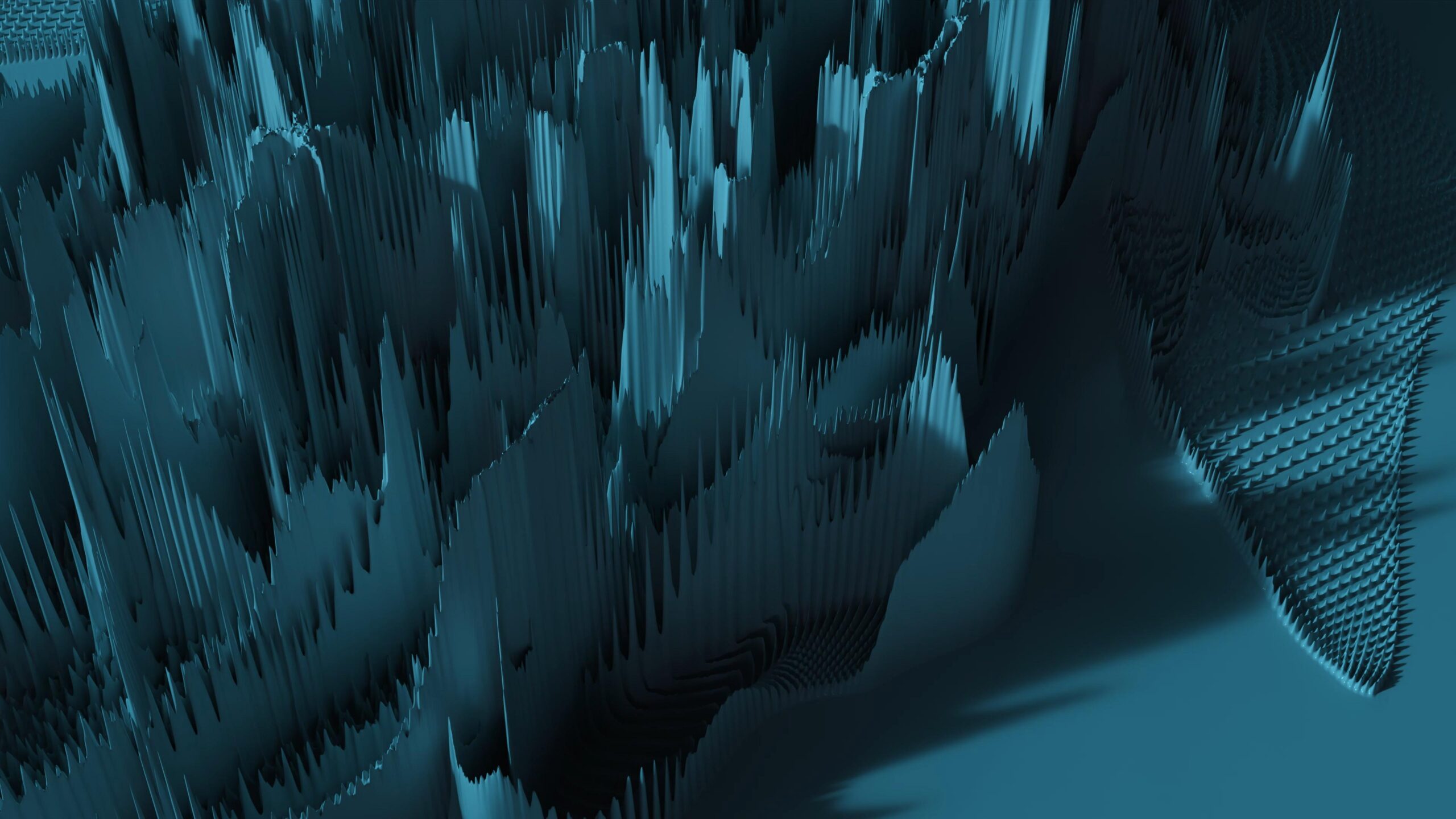 Abstract Digital Landscape 4K Video Loop