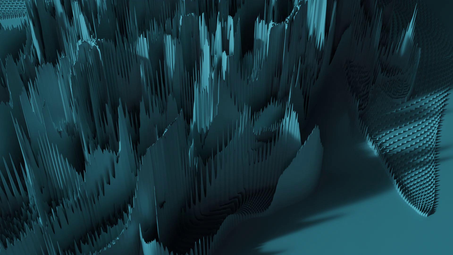 Abstract Digital Landscape HD Video Loop