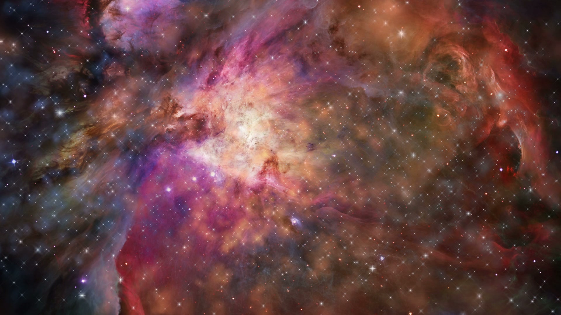 Vibrant Cosmic Nebula Scene