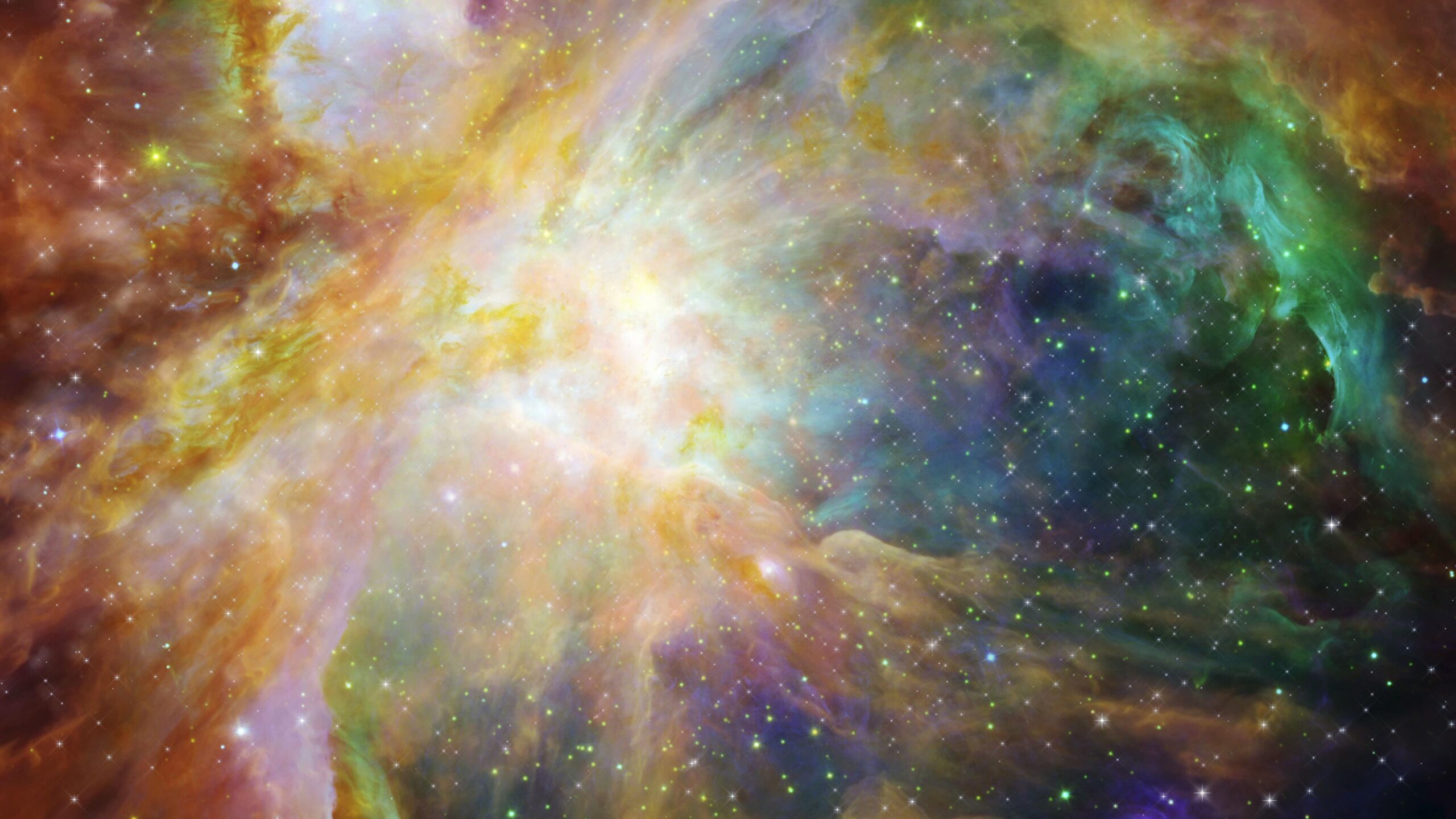 Vibrant Cosmic Nebula and Stars 4K Video