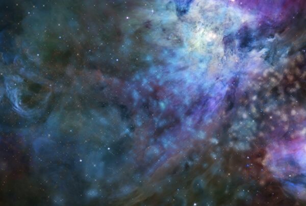 A 4K video galaxy journey filled with glowing gases and sparkling stars creates stunning visual depth and mystery.