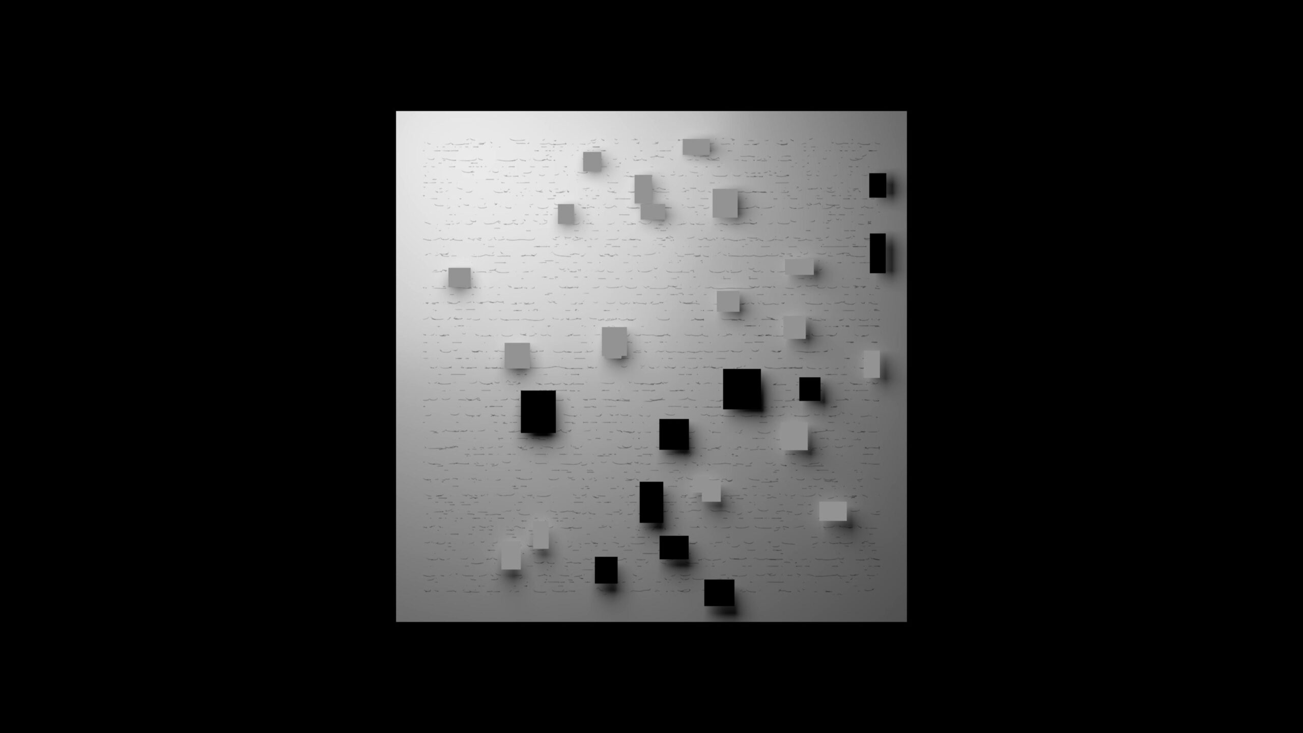 Abstract Generative Geometric Blocks 4K Video