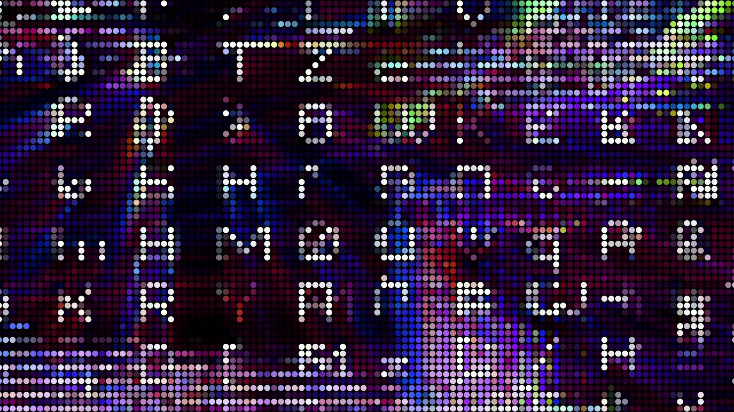 Abstract Digital Code Art 4K Loop