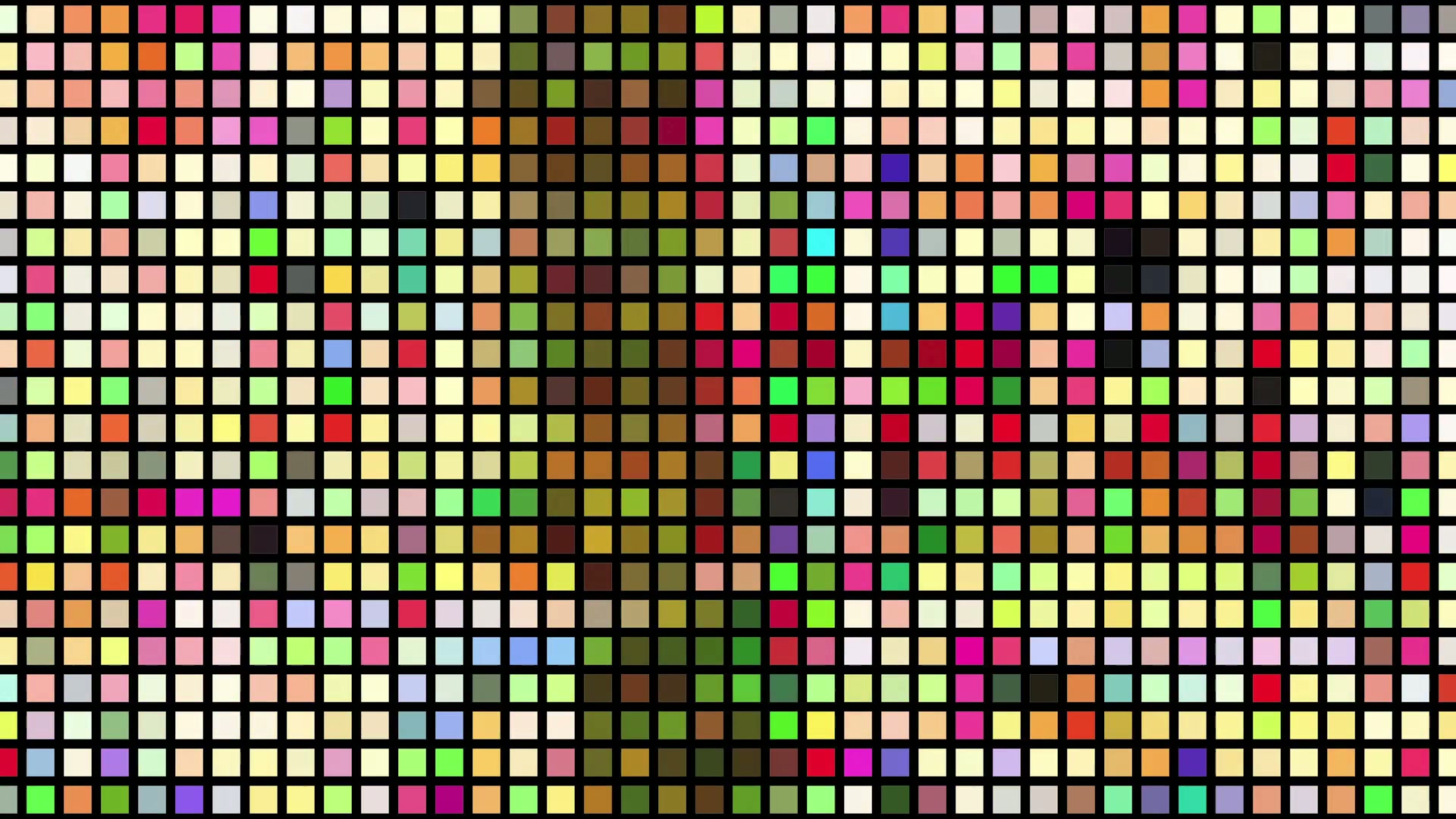 Vibrant Digital Mosaic Grid Loop