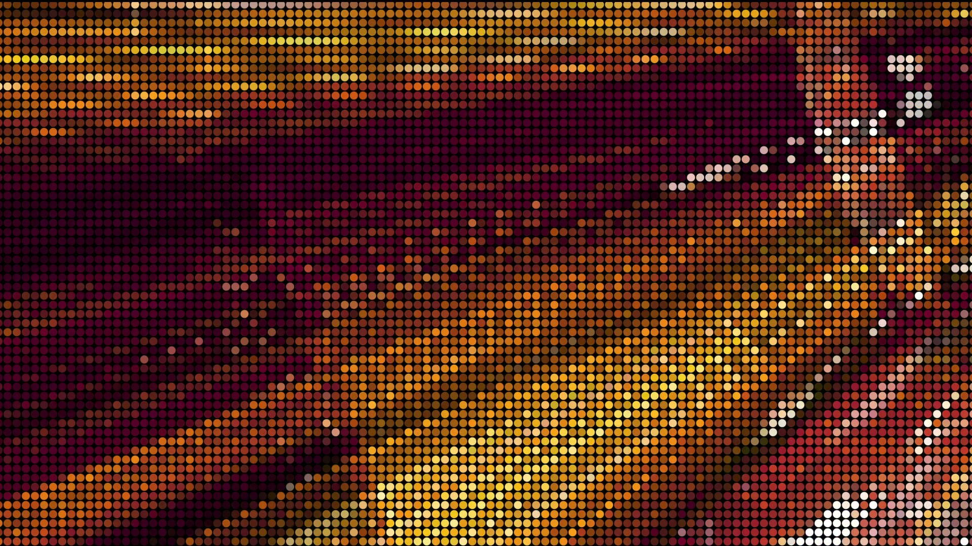 Vibrant Pixelated Abstract Art Loop