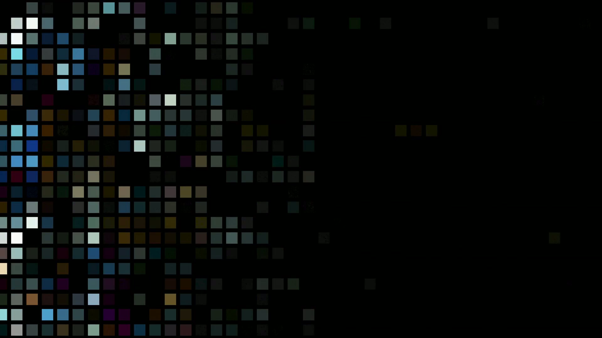 Digital Abstract Pixel Art Mosaic Loop