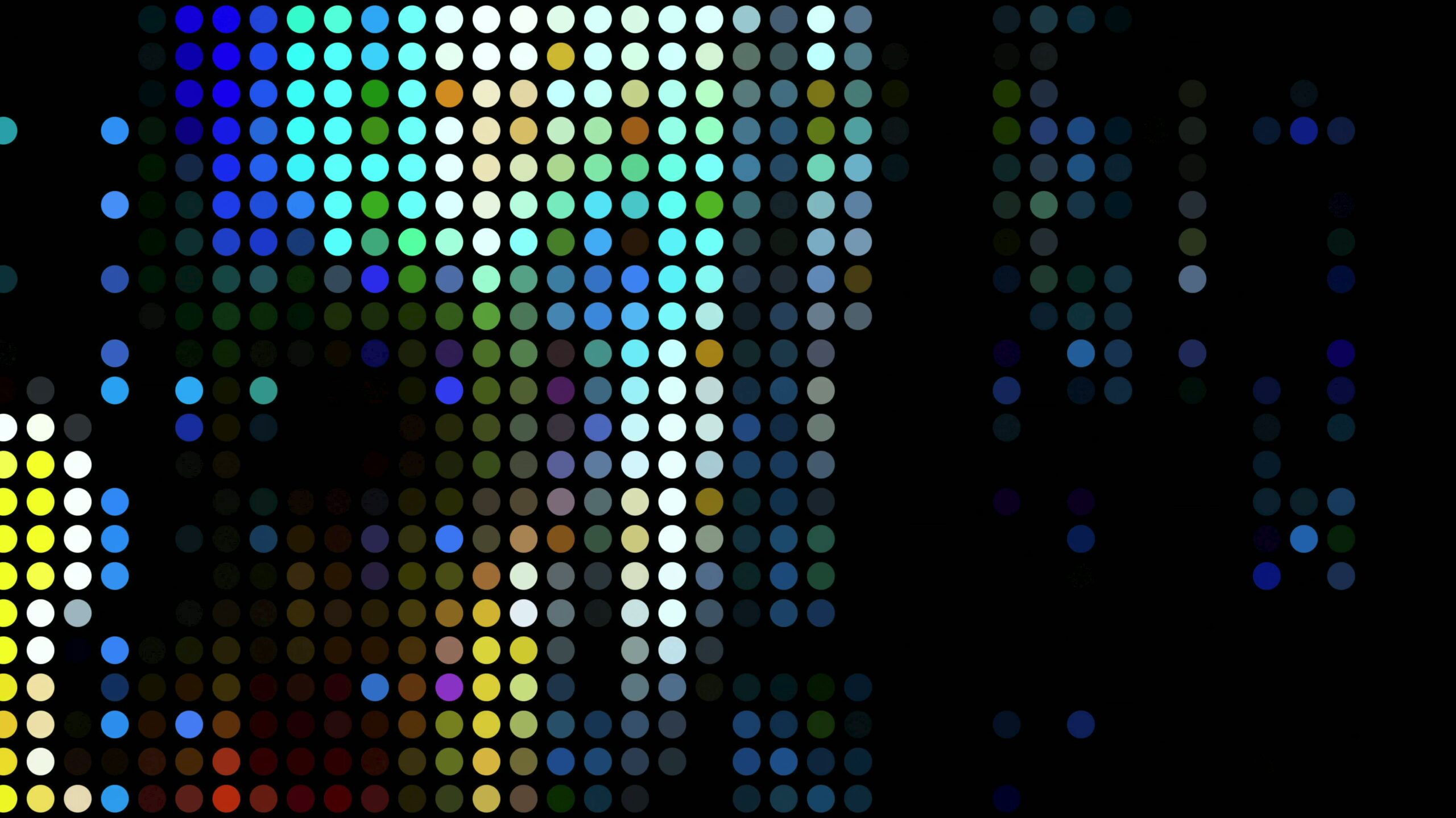 Colorful Dotted Light Pattern Display 4K Loop