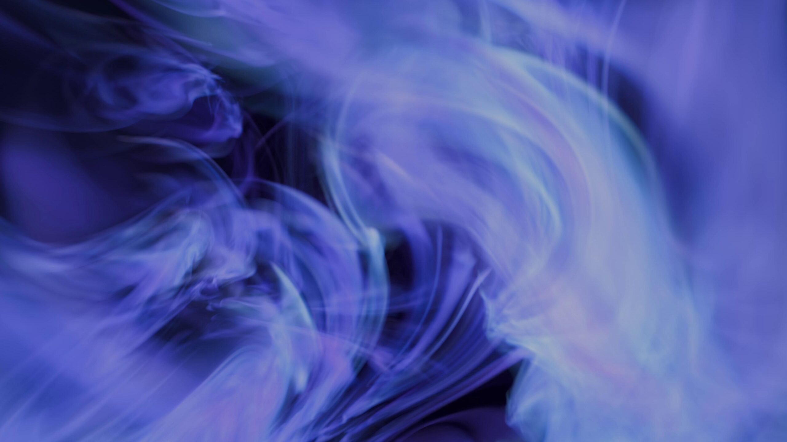 Ethereal Swirls in Cosmic Blues 4K Loop