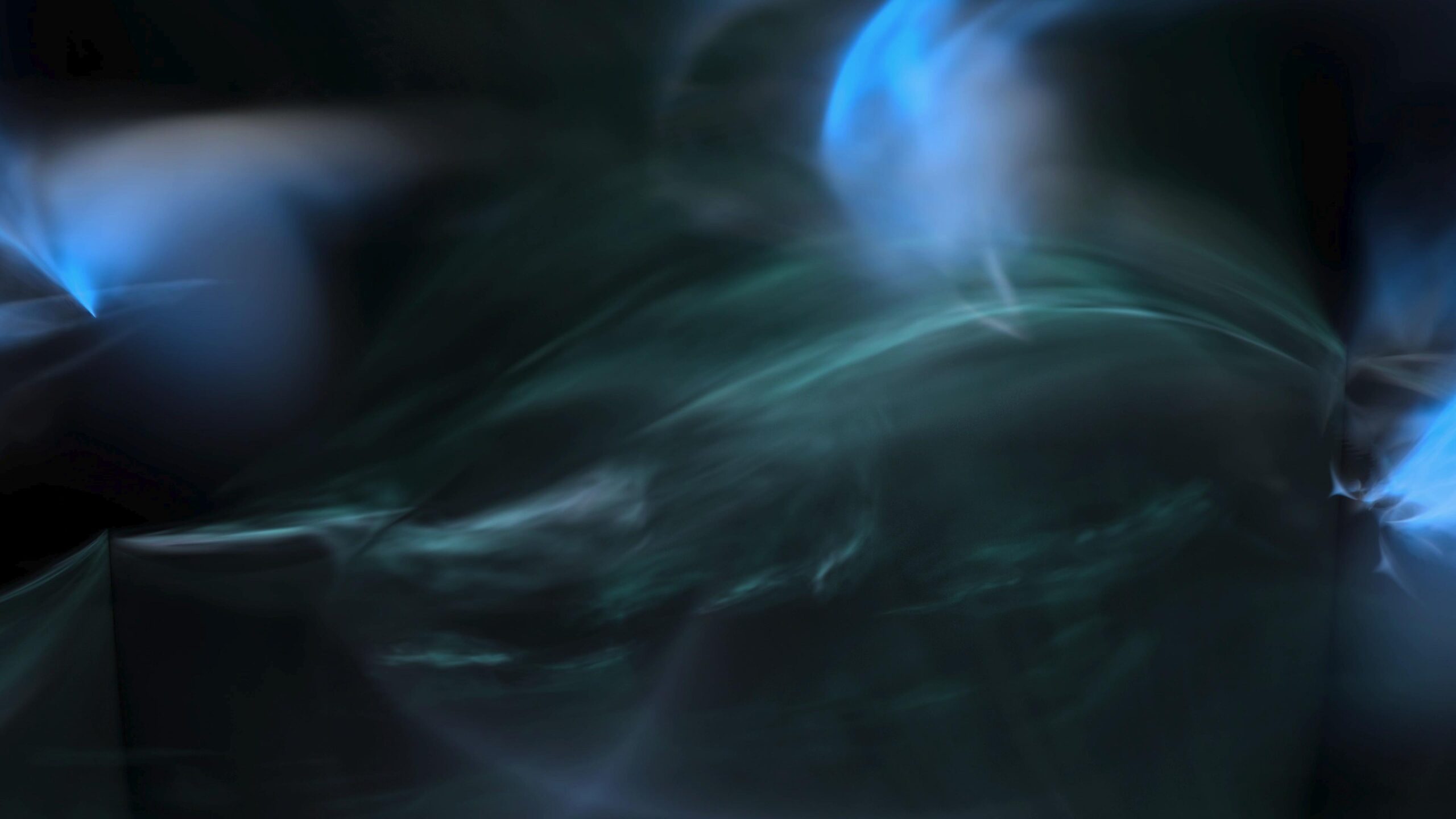 Abstract Cosmic Swirl in Blue 4K Loop