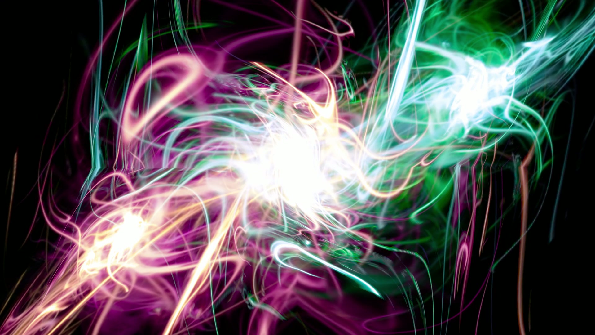 Vibrant Swirl of Energetic Light Loop