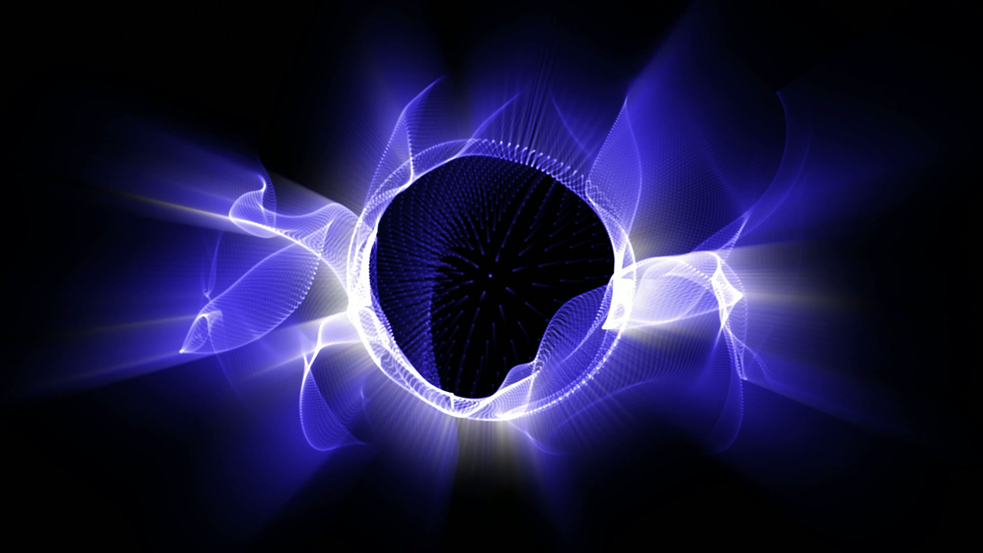 Radiant Blue Infinity Looping Swirl