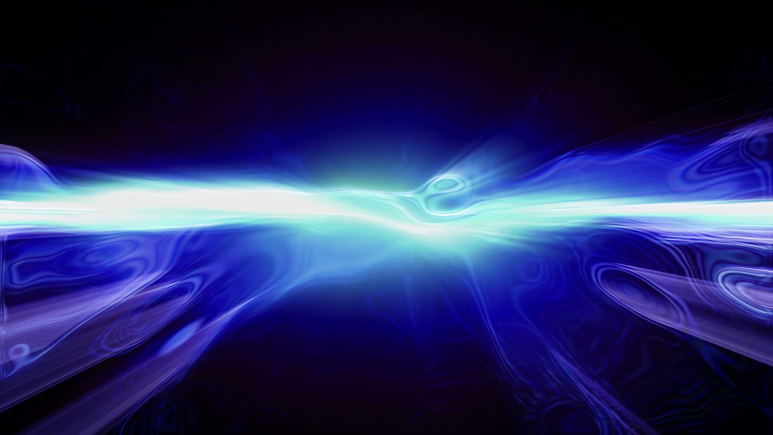 Electric Blue Energy Light Streak 4K Loop