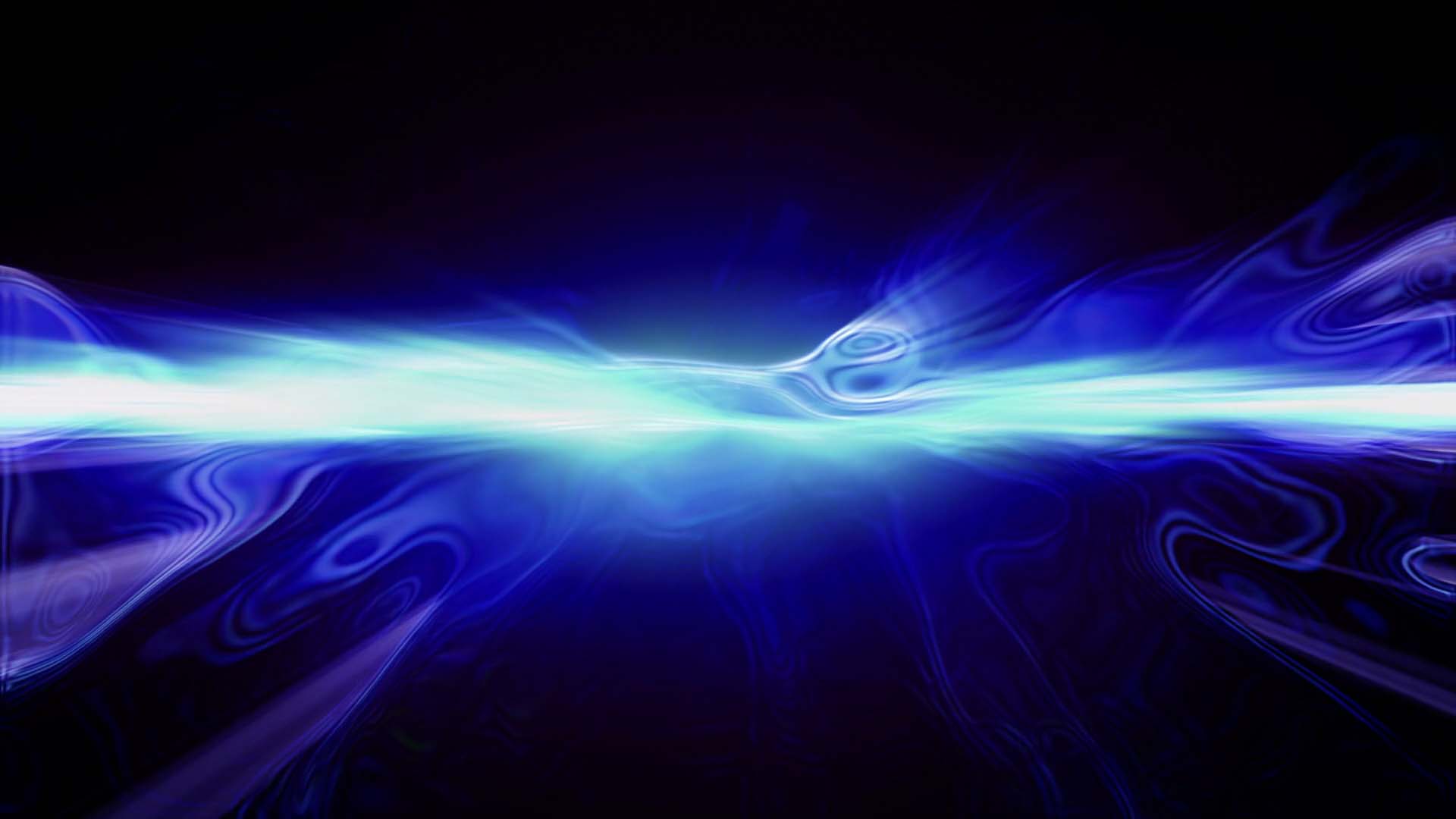 Ethereal Blue Light Wave Loop