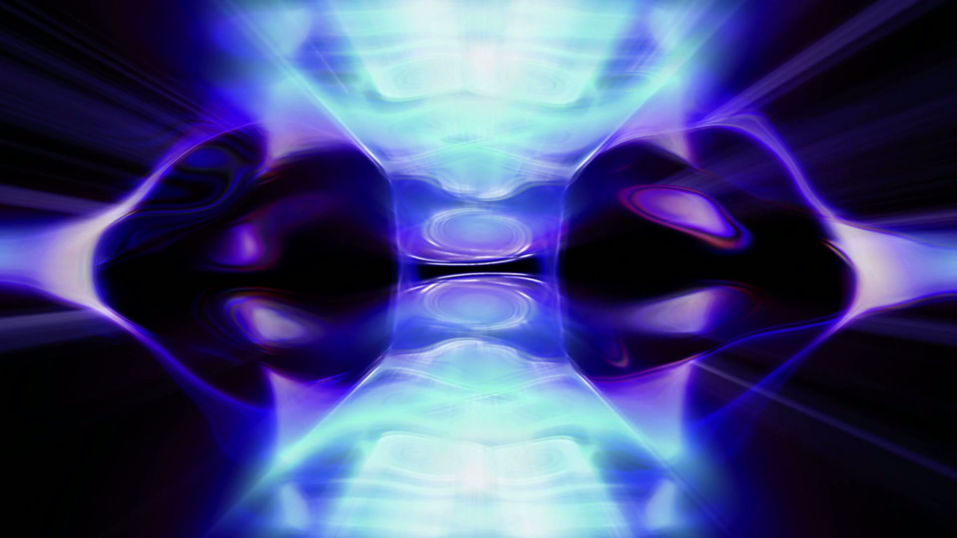 Looping Blue Radiance Abstraction