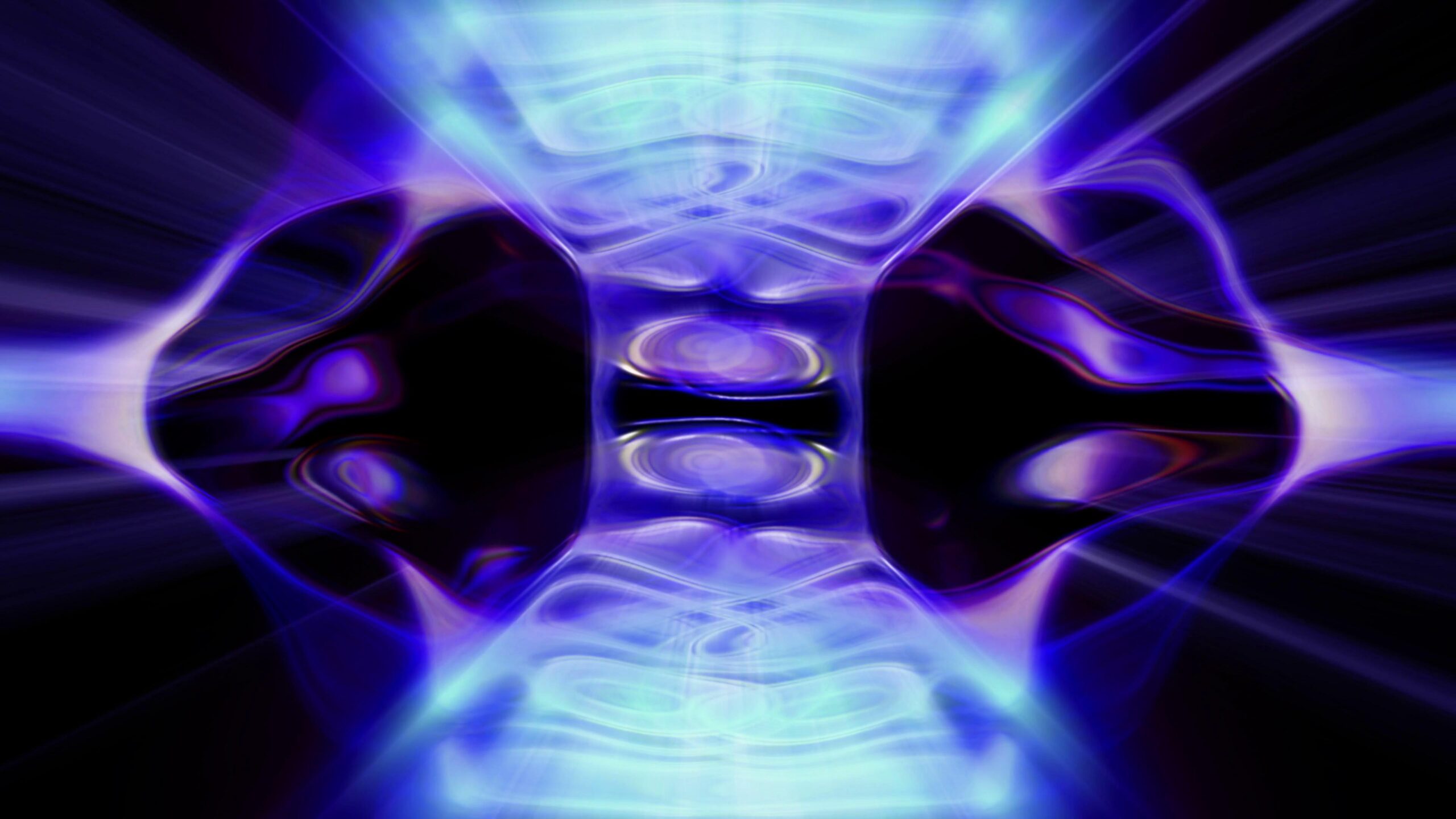 Abstract Blue and White Light 4K Video Loop