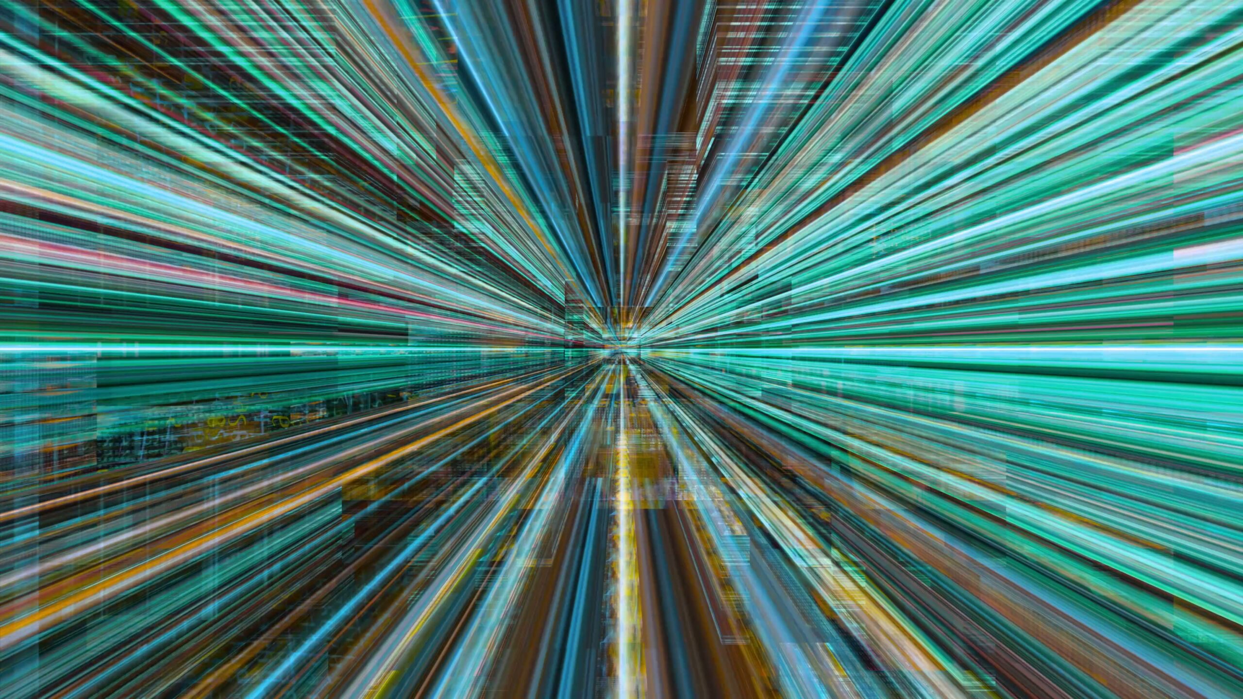 Fast-Paced Digital Cityscape Vision 4K Loop