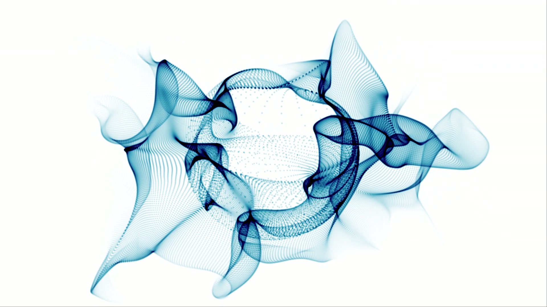 Ethereal Blue Abstract Swirls Loop