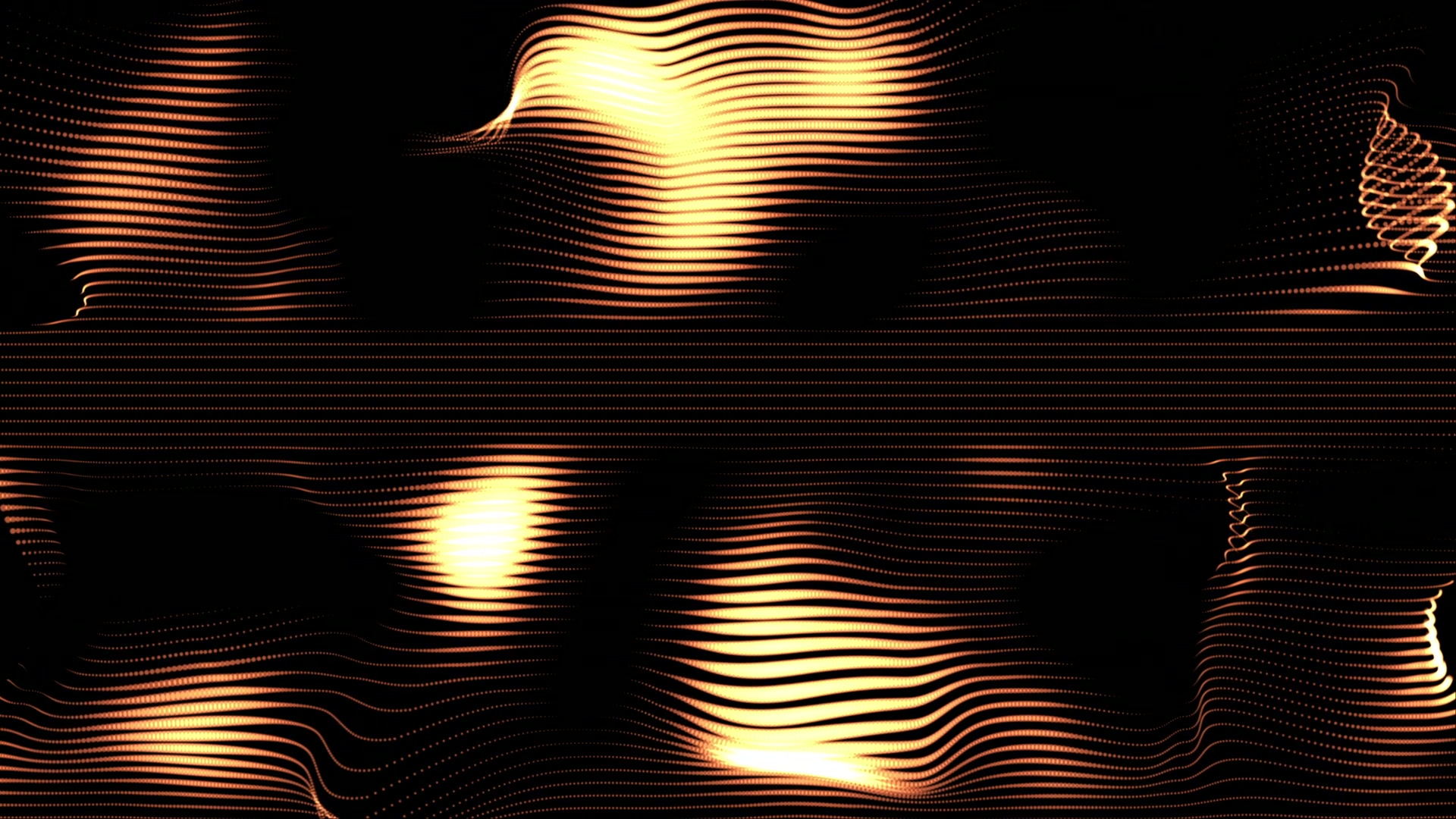 Flowing Waves of Illuminated Energy Loop