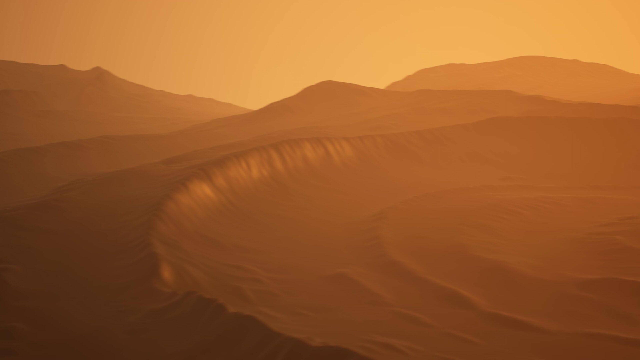 Golden Dunes of Mars 4K Video