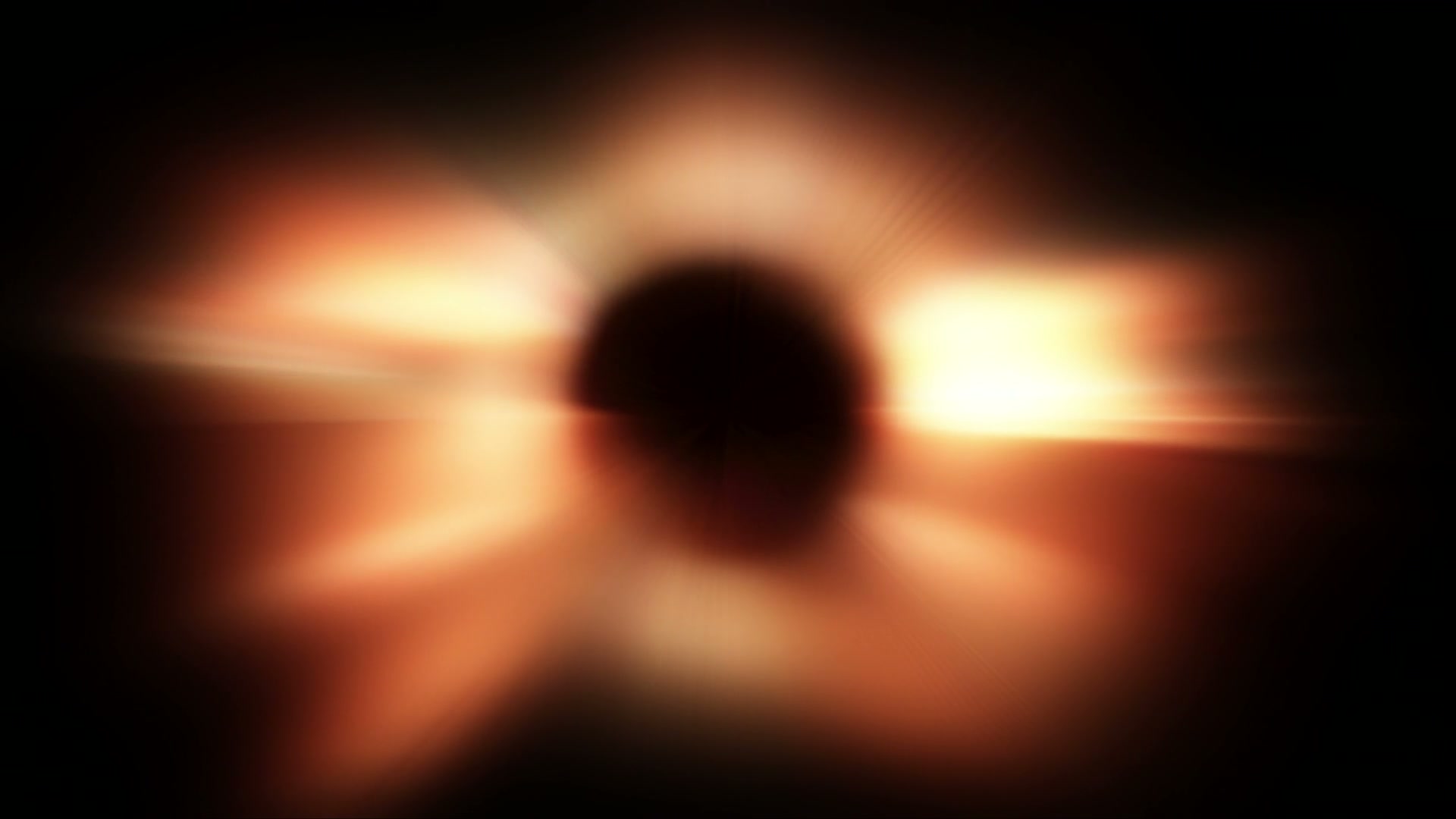 Celestial Eclipse Abstract Art Loop