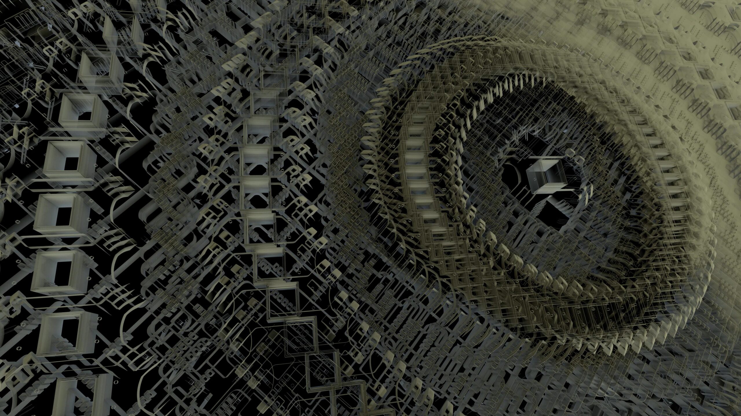 Fractal Spiral Nano Vortex 4K Video Loop