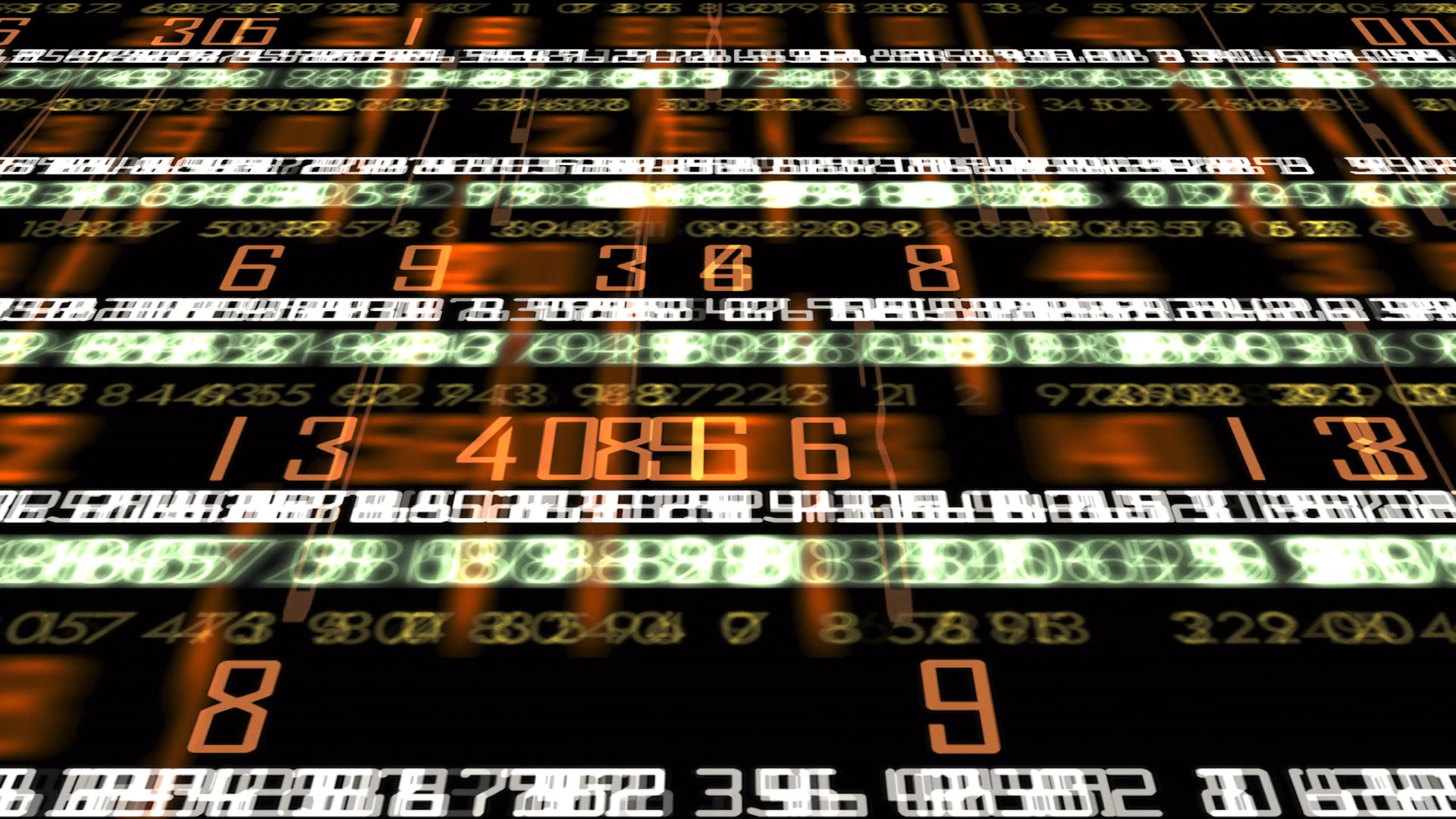 Streaming Data Display HD Video Loop