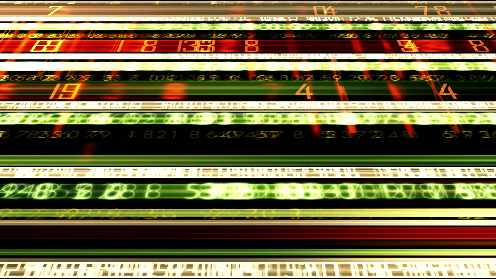 Futuristic Data Stream Interface Loop