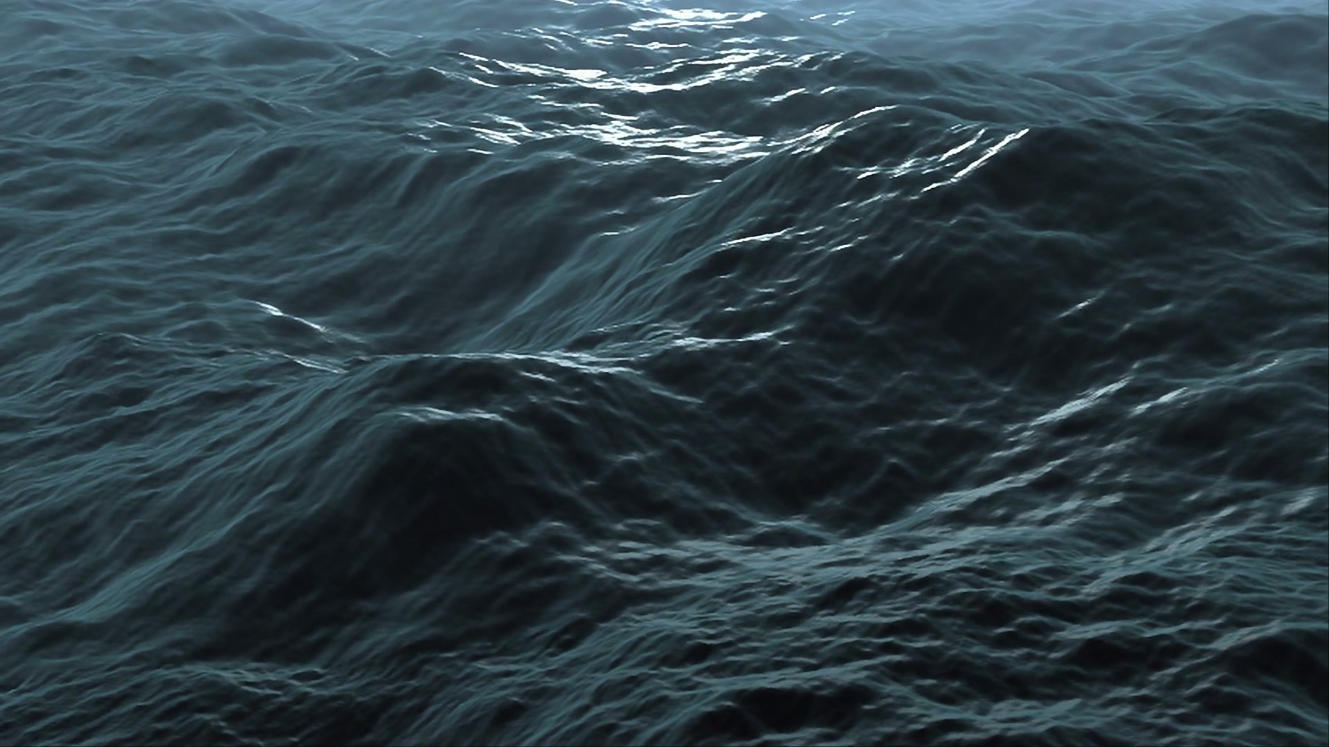 Rolling Waves Under Sunlight Reflection Loop