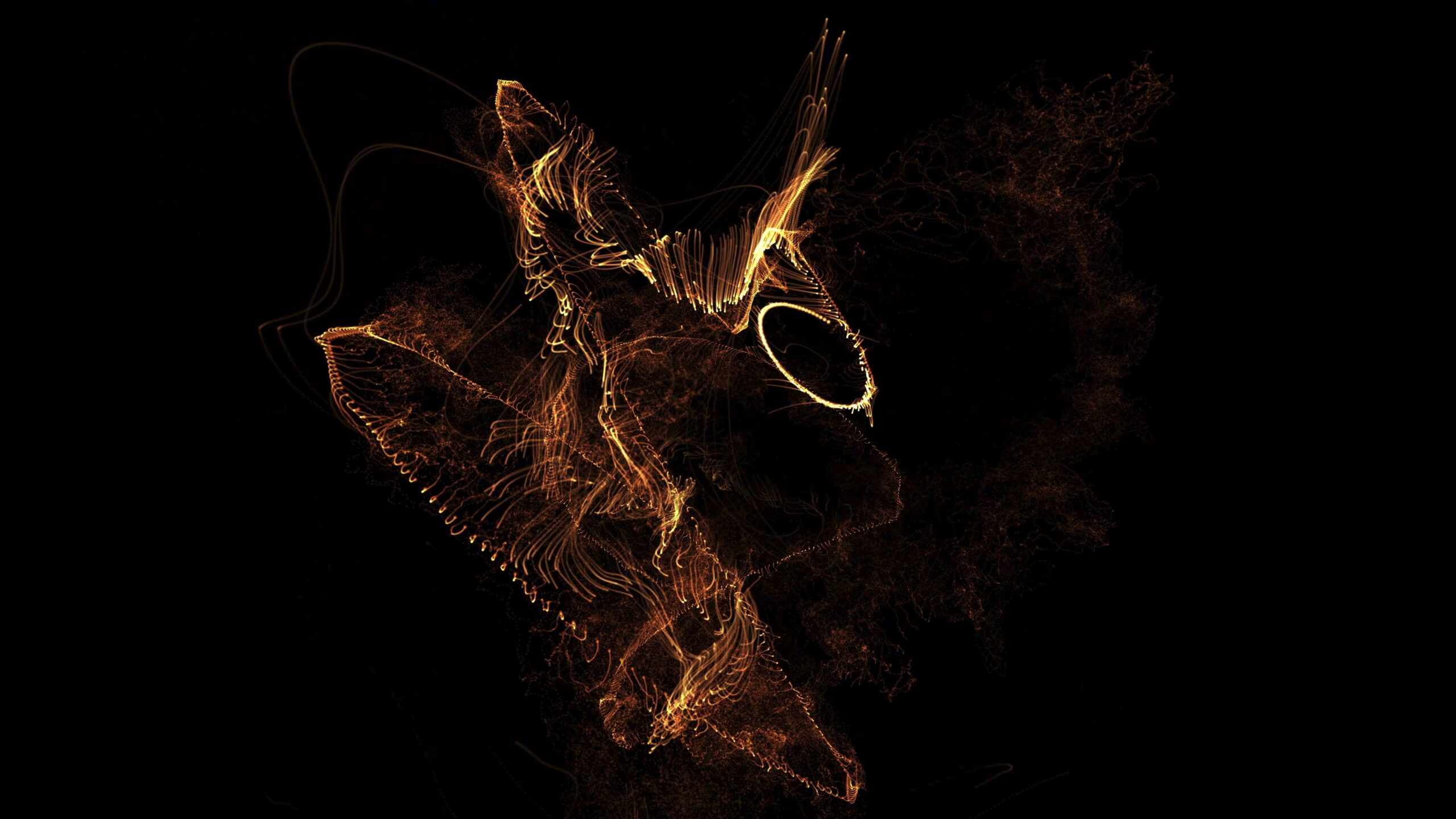 Firey Cosmic Dance 4K Video Loop